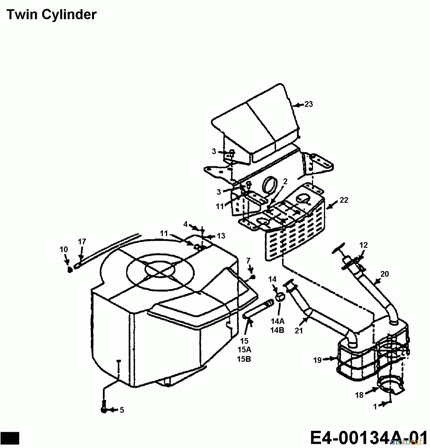  MTD Rasentraktoren E 145 136M765N678  (1996) Motorzubehör