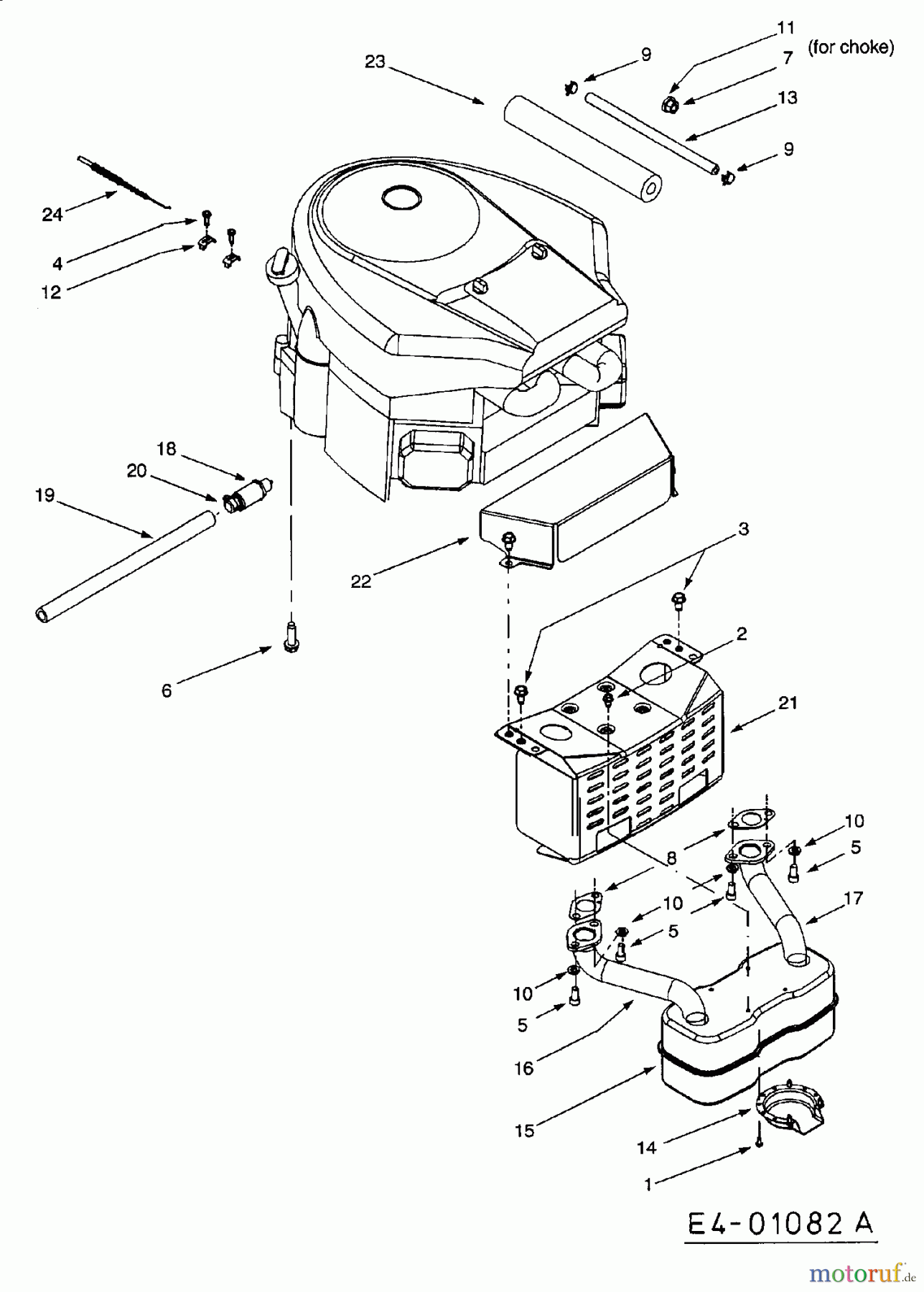  Yard-Man ältere Modelle Gartentraktoren AH 8220 14BU804H643  (2004) Motorzubehör