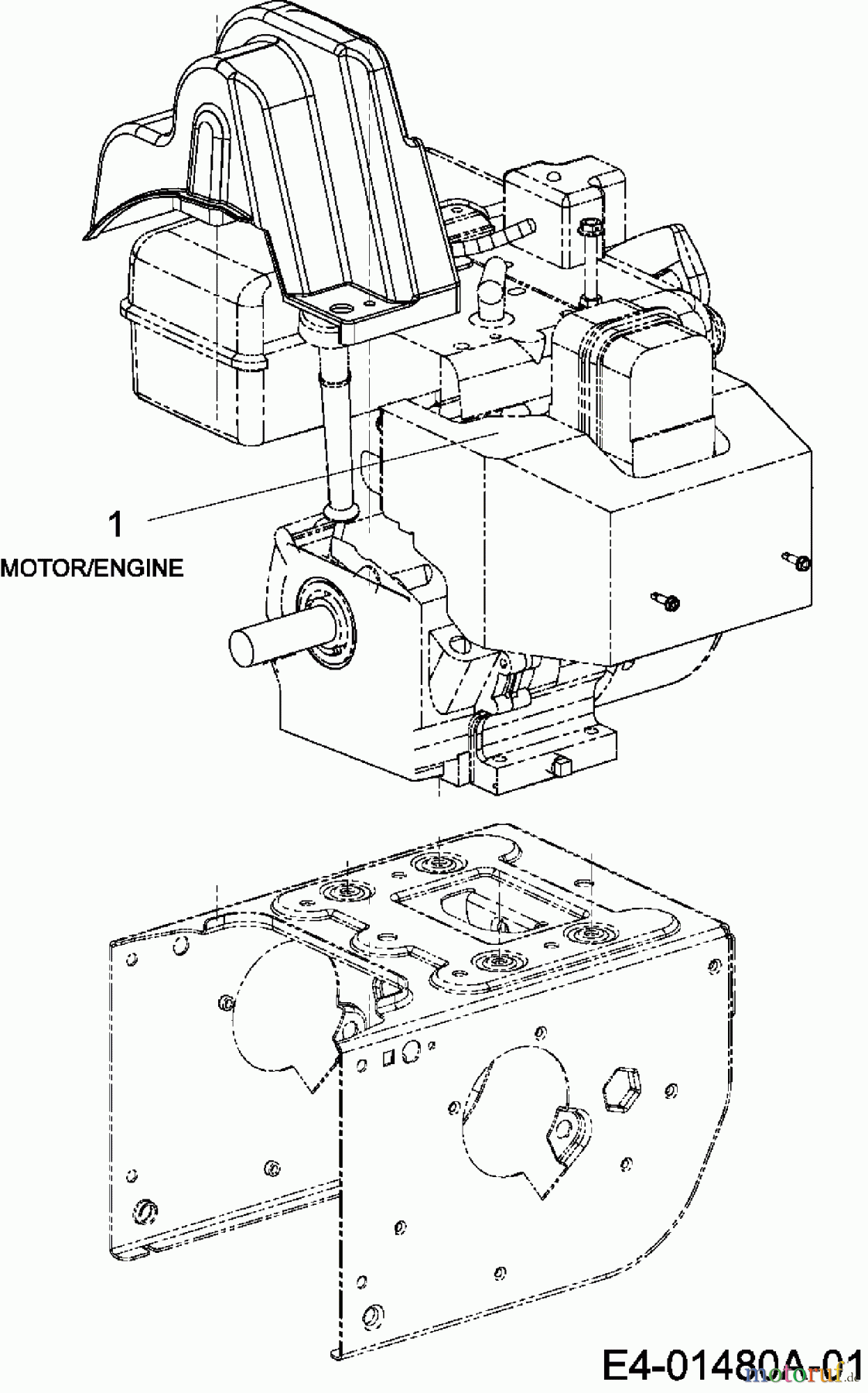  Cub Cadet Schneefräsen 530 SWE 31AY5STU603  (2007) Motor