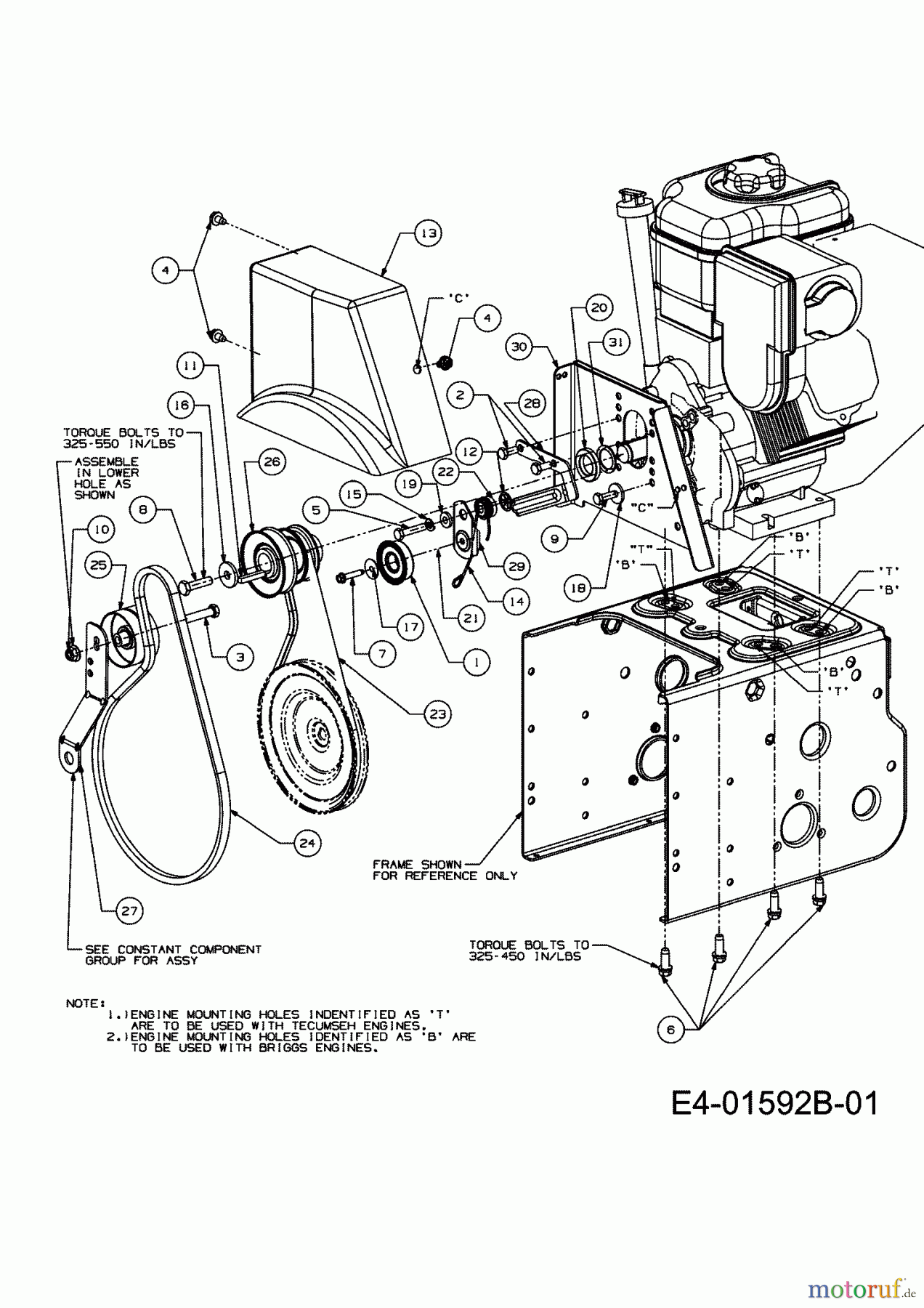  Cub Cadet Schneefräsen 945 SWE 31AV9J3W603  (2009) Fahrantrieb, Fräsantrieb