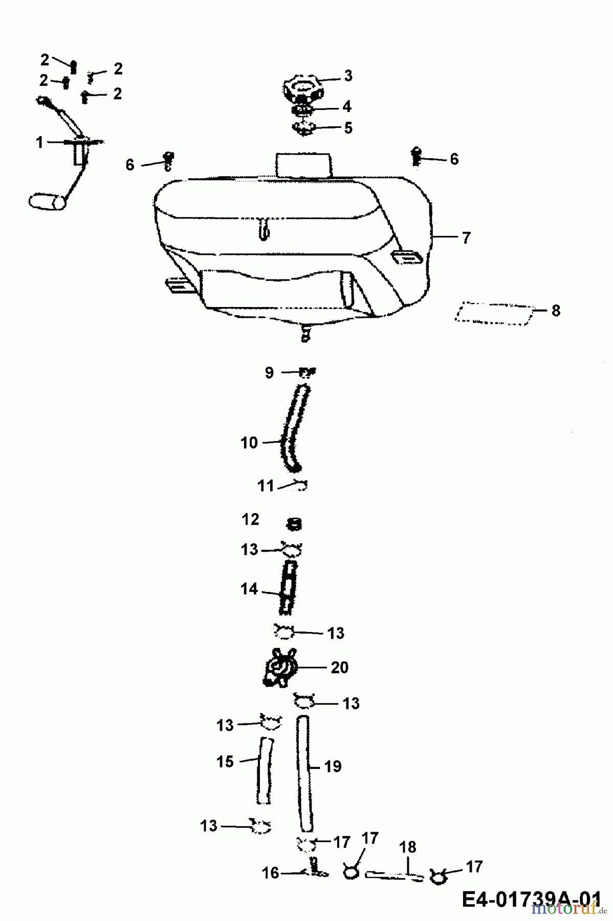  Cub Cadet Quads SS 230 36AA135O603  (2006) Tank