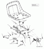 Cub Cadet RZT 50 17AA5D7P603 (2006) Ersatzteile Sitz, Sitzträger