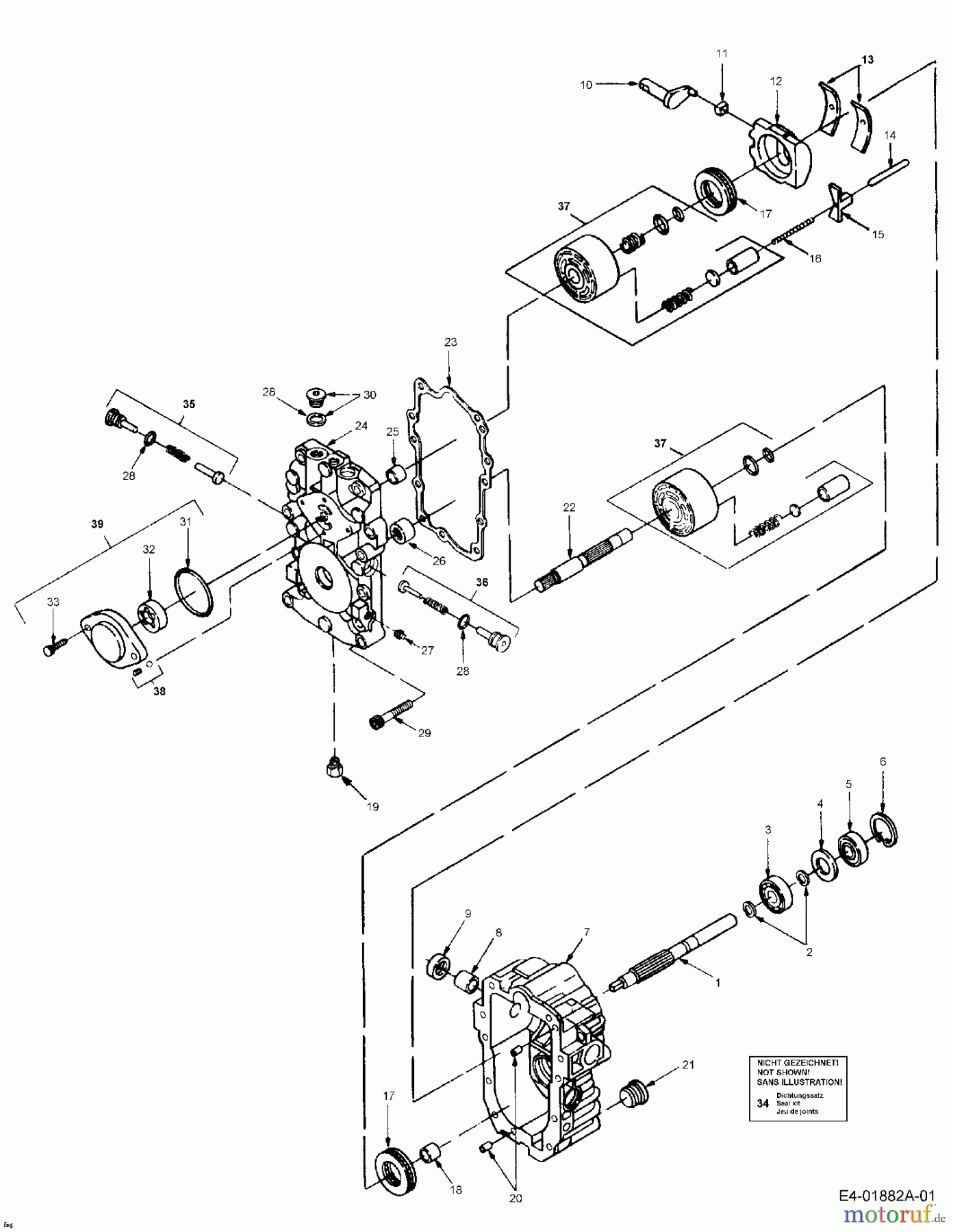  Cub Cadet Rasentraktoren HDS 2205 13A-298-603  (2003) Hydrostat