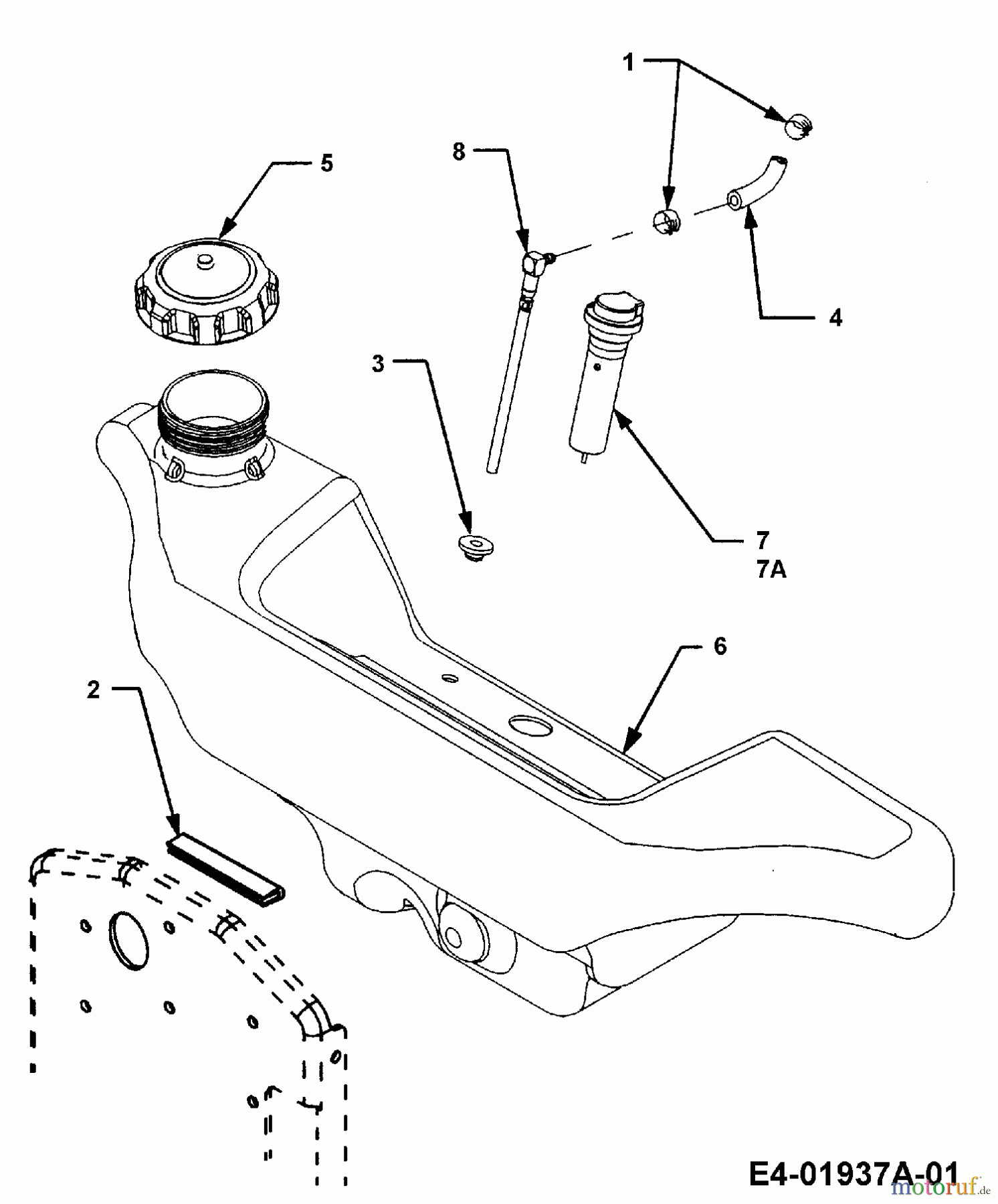  Cub Cadet Gartentraktoren HDS 3235 14B-692-603  (2007) Tank