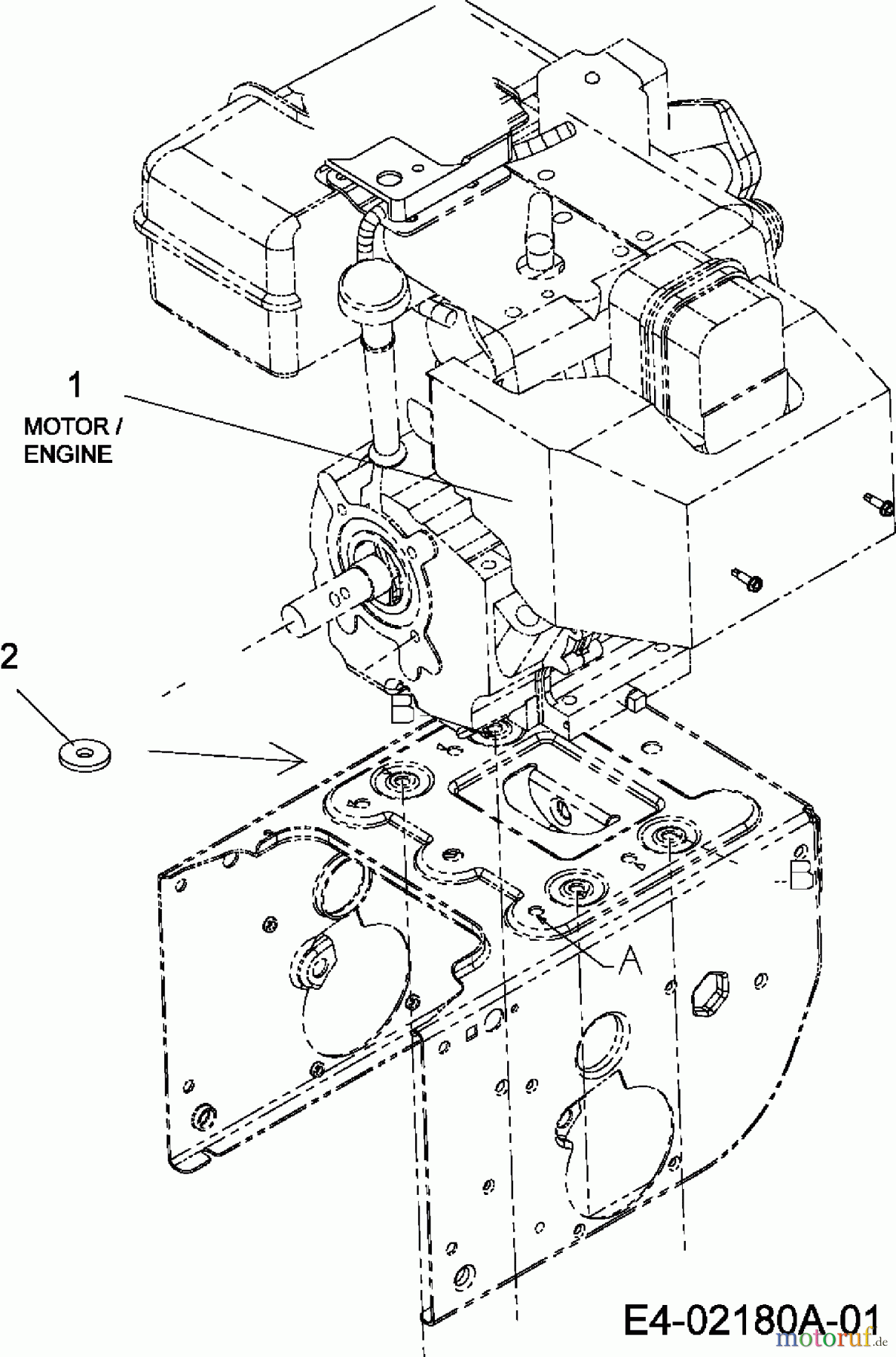  MTD Schneefräsen E 660 G 31AE6LFG700R  (2007) Motor