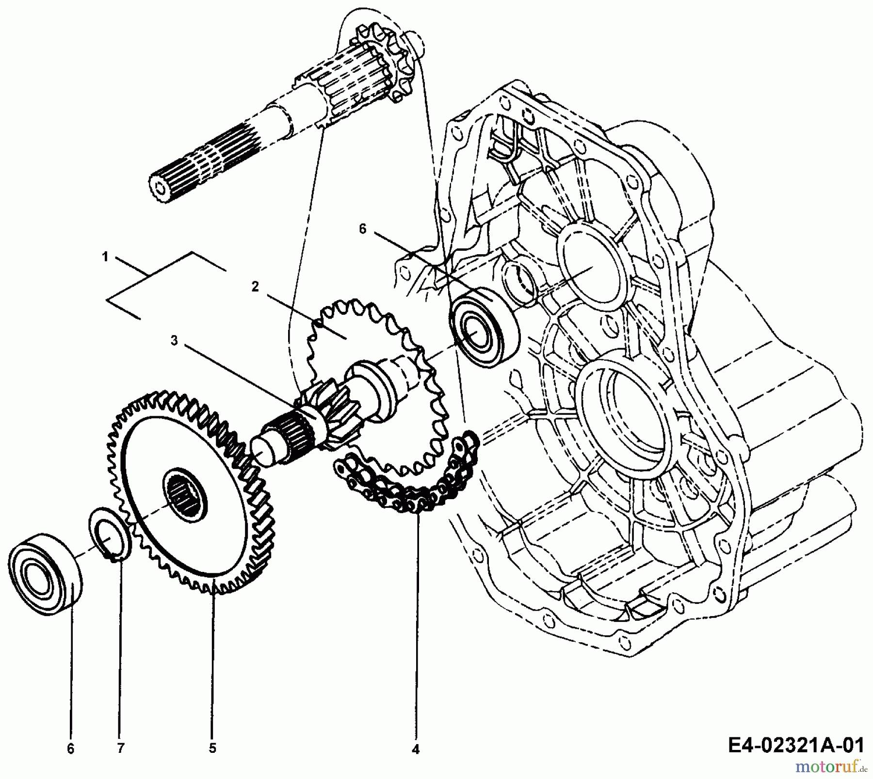  Cub Cadet Utility Vehicle Big Country 37AS640D603  (2004) Untersetzung