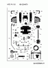 MTD Zubehör Frontkehrmaschine FK 105 196-226A678 (2008) Ersatzteile Aushebung, Räder