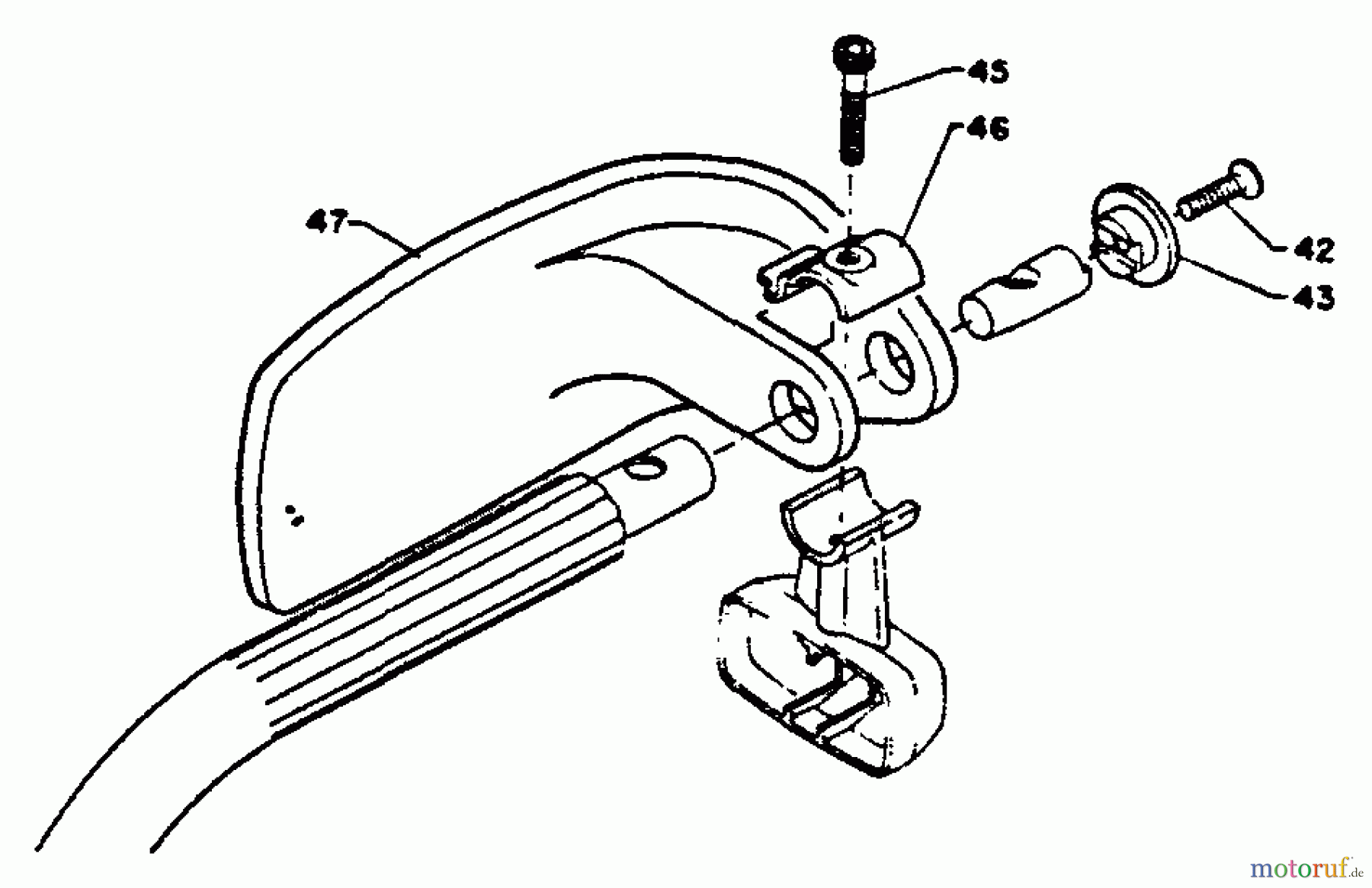  Echo Sägen, Kettensägen CS-452VL - Echo Chainsaw Hand Guard  S/N: 023442 - 999999