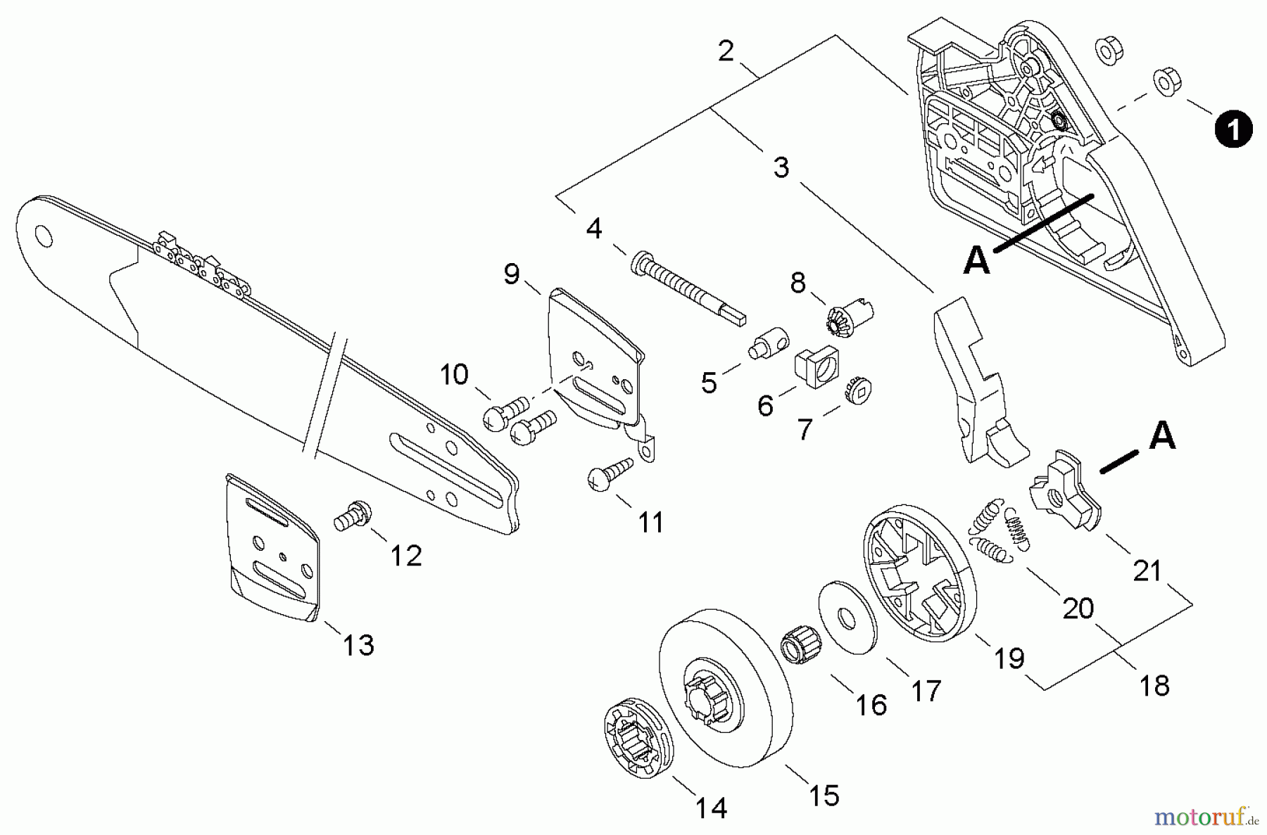  Echo Sägen, Kettensägen CS-680S - Echo Chainsaw, Sprocket Guard, Clutch