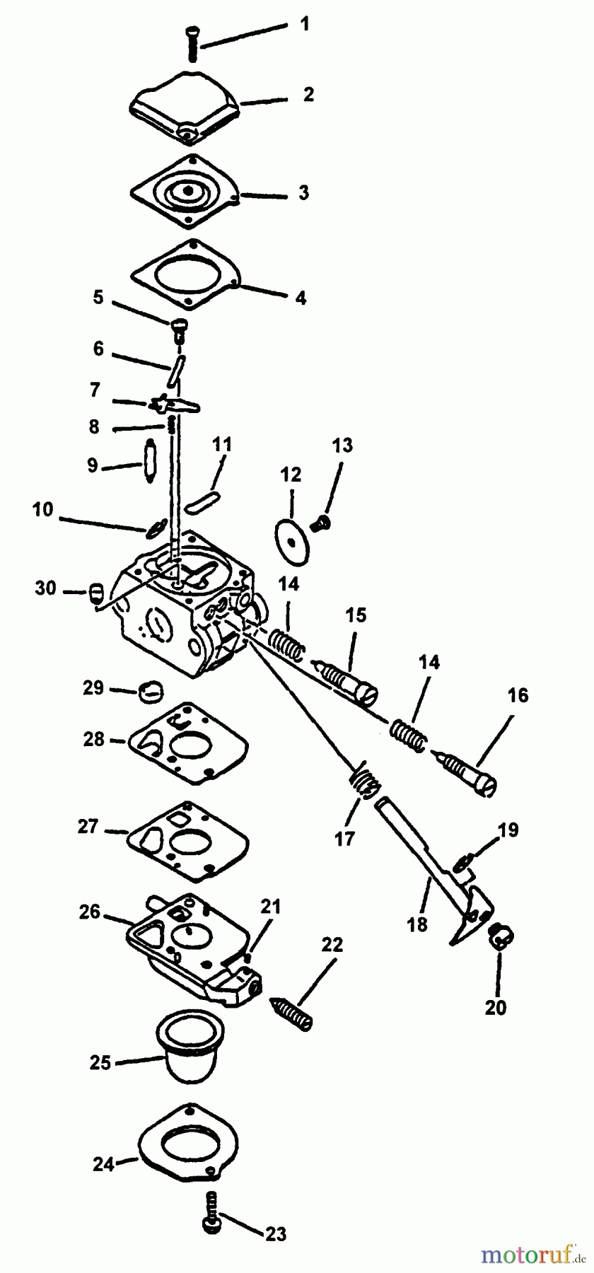  Echo Wasserpumpen WP-1000 - Echo Water Pump (Type 1) Carburetor -- C1U-K28