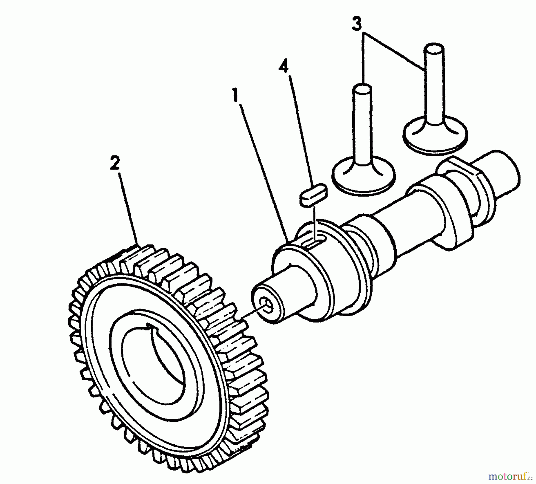  Echo Wasserpumpen WP-2000 - Echo Water Pump, S/N: A0000 - A1009 Camshaft