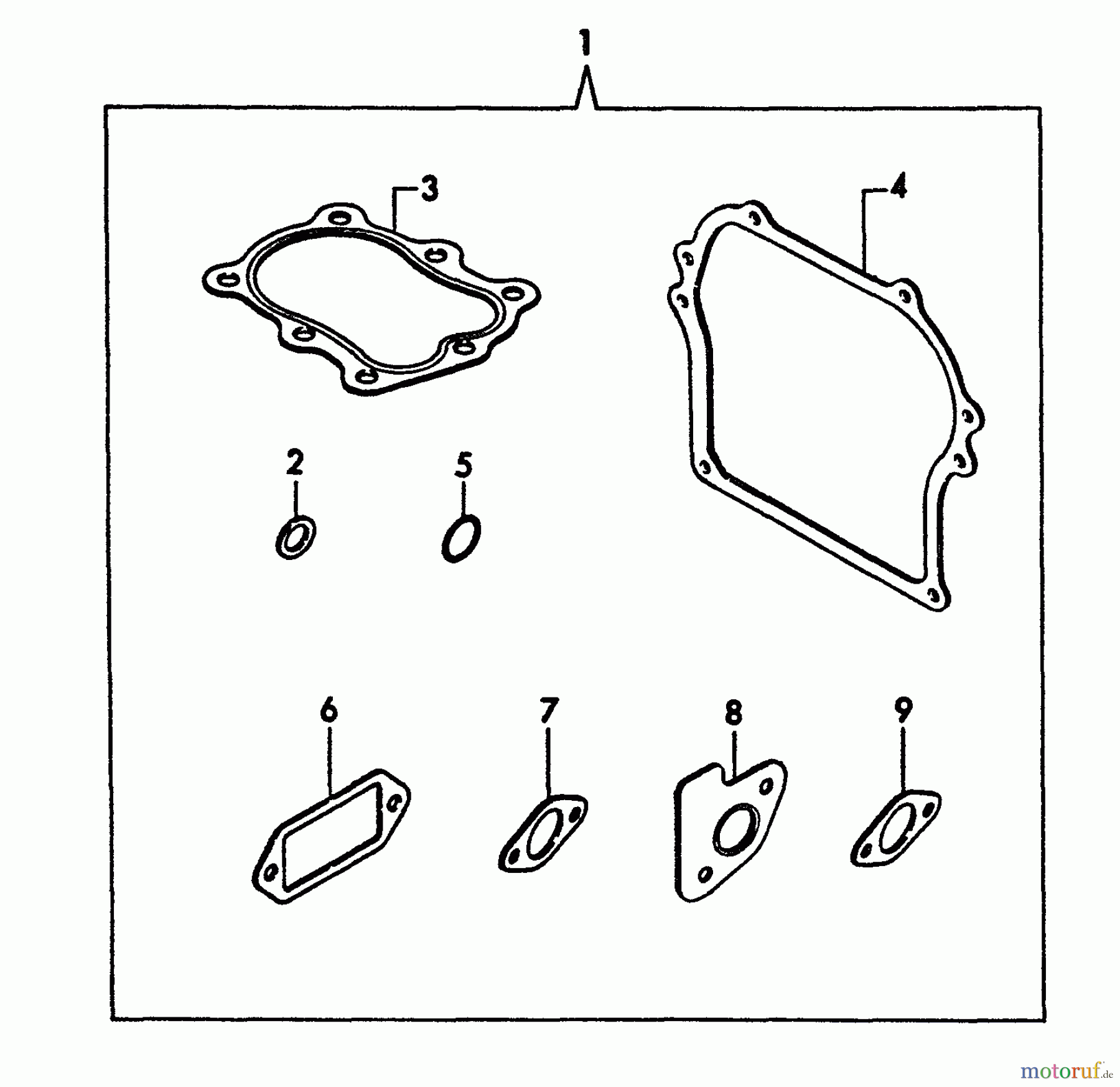  Echo Wasserpumpen WP-2000 - Echo Water Pump, S/N: A0000 - A1009 Gasket Kit