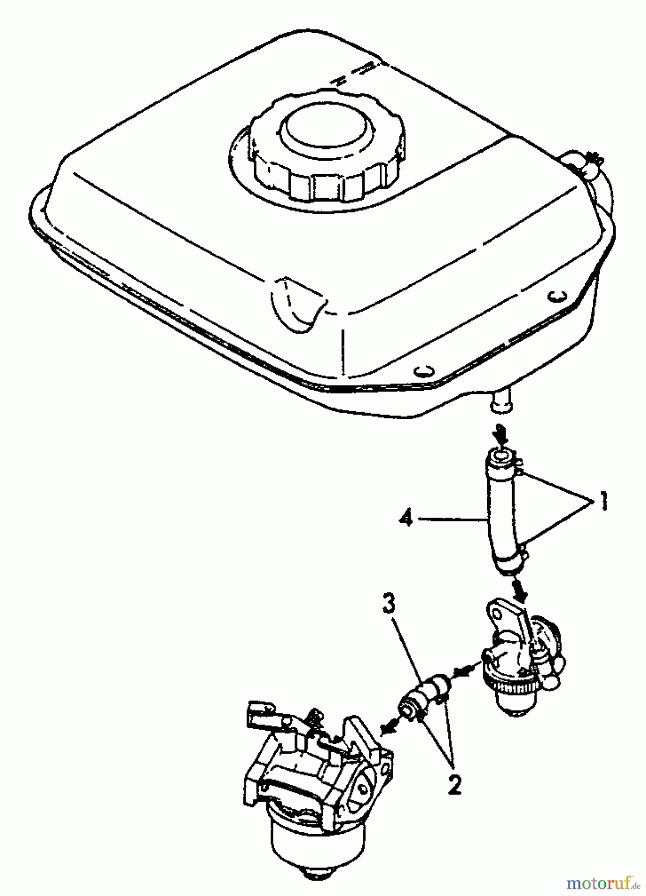  Echo Wasserpumpen WP-2000 - Echo Water Pump, S/N: A1010 - A9999 Fuel Line