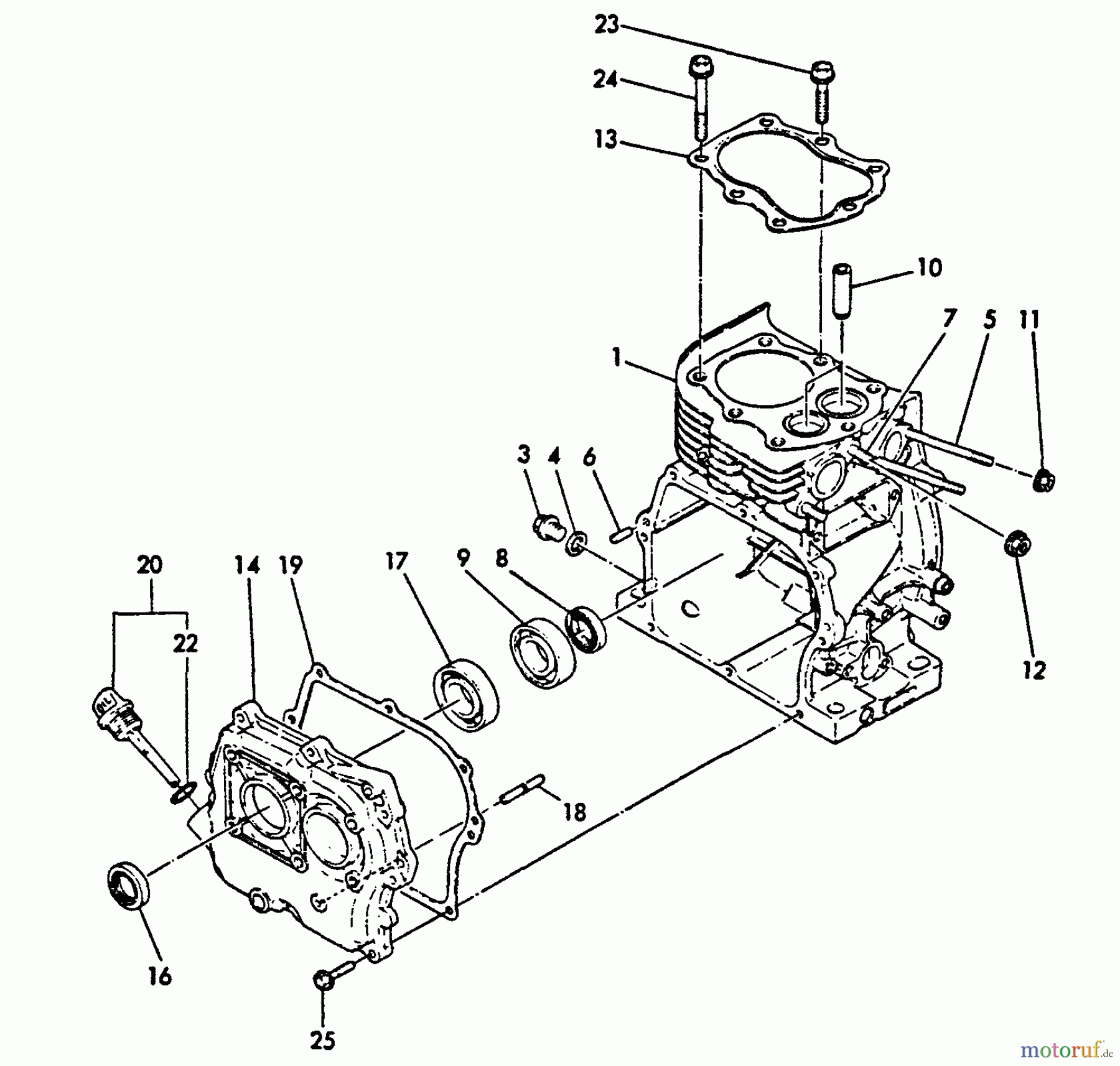  Echo Wasserpumpen WP-3000 - Echo Water Pump, S/N: F0000 - F7298 Cylinder Body