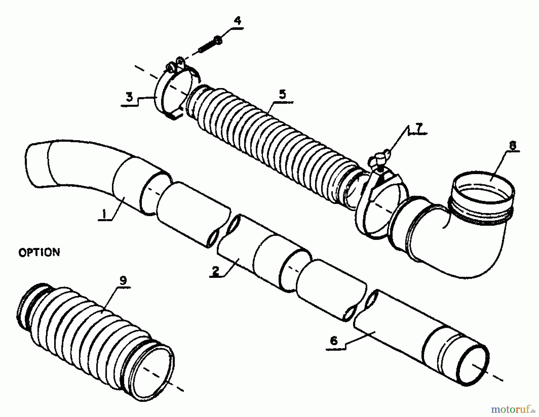  Echo Bläser / Sauger / Häcksler / Mulchgeräte	  PB-9 - Echo Back Pack Blower Blowing Pipe