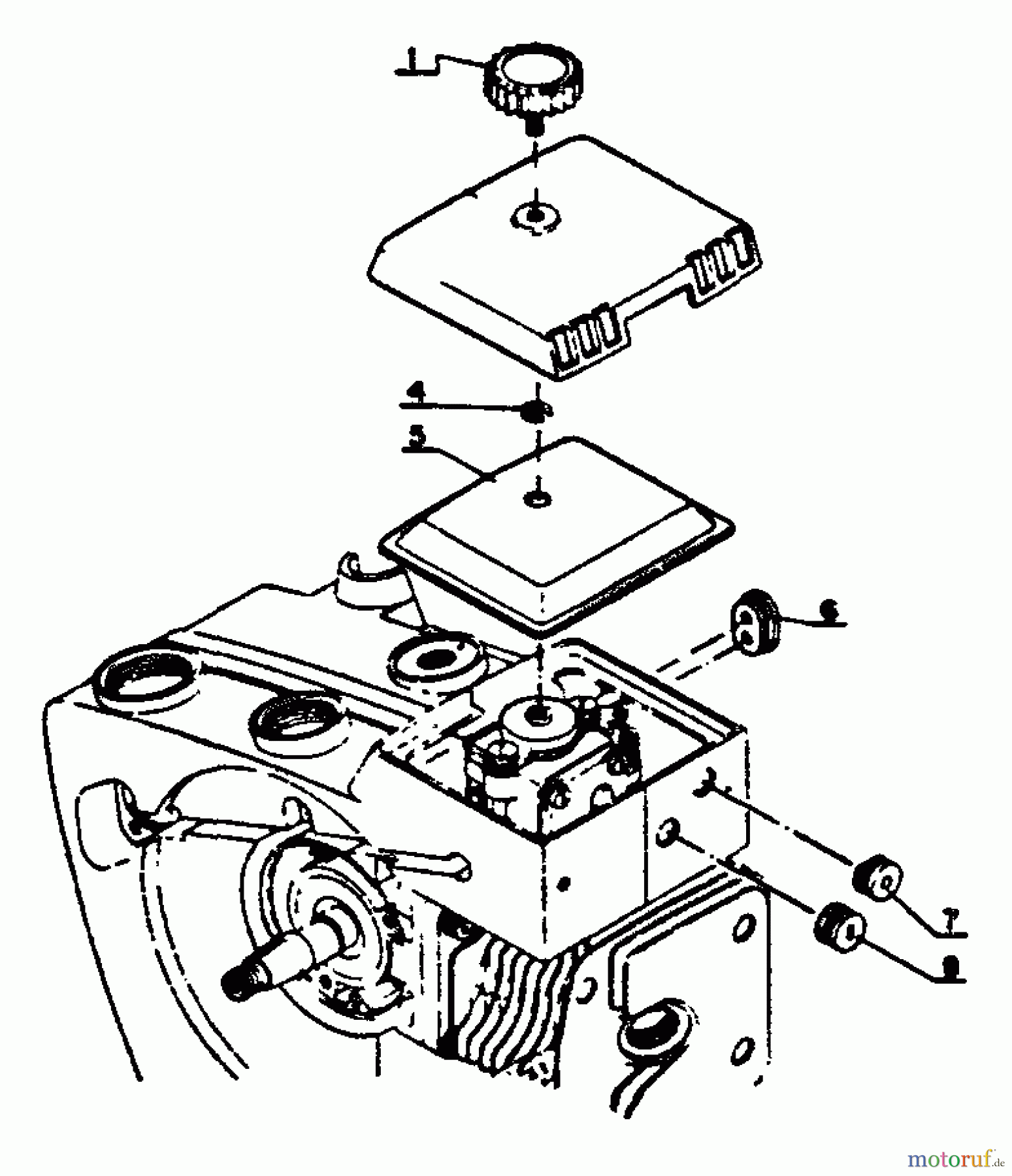  Echo Sägen, Kettensägen CS-302S - Echo Chainsaw, S/N: 00000 - 17500 Air Cleaner