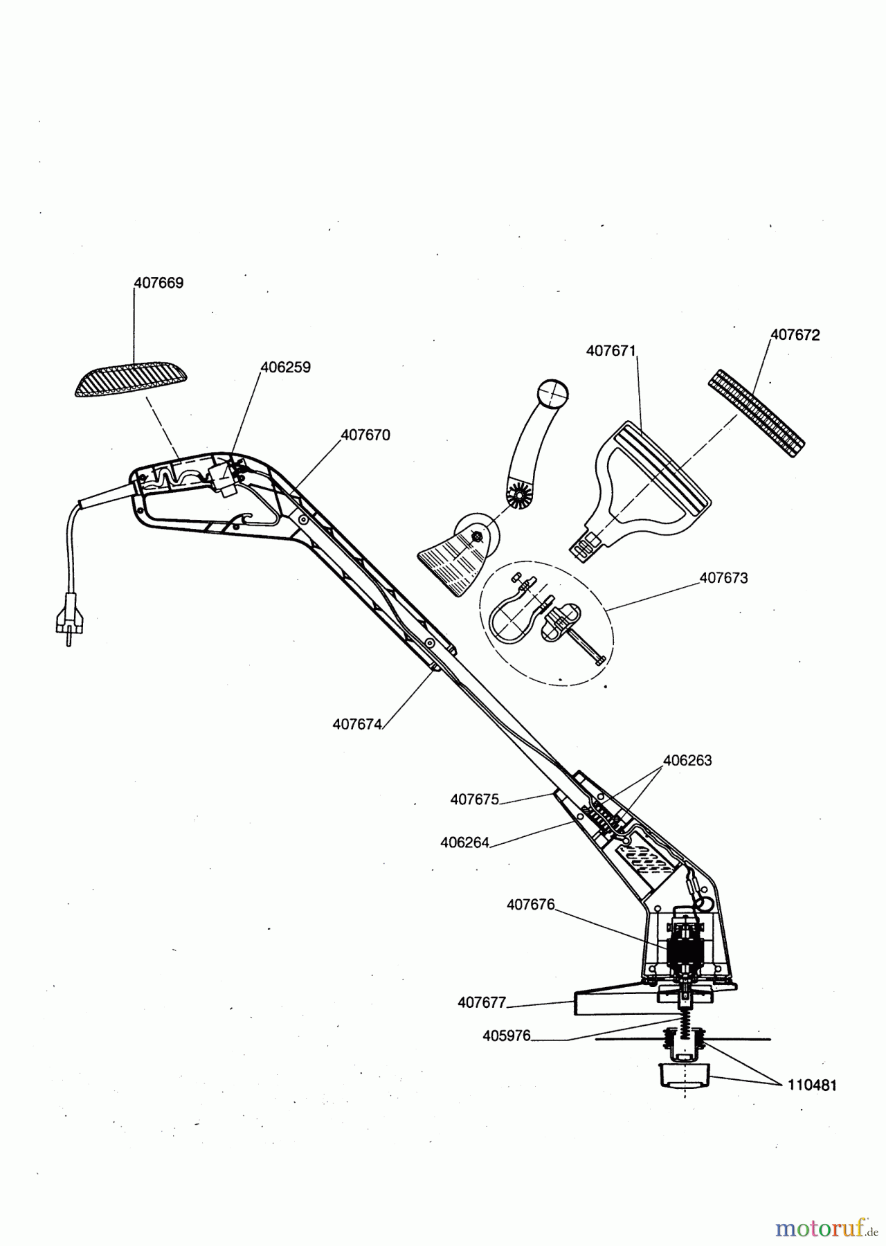  AL-KO Gartentechnik Rasentrimmer TE 501 Vario Seite 1