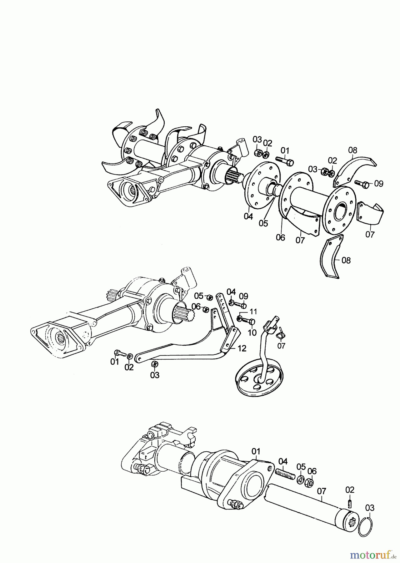  Concord Gartentechnik Zubehör Gartentechnik Fräse FS 600 Seite 3