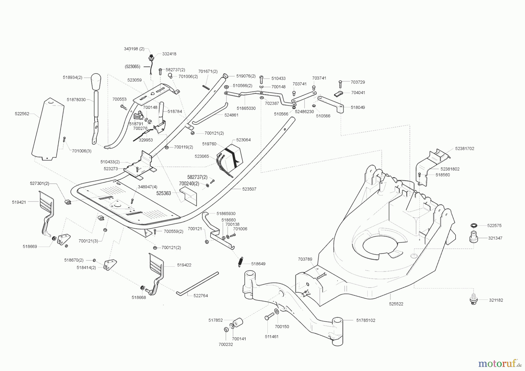  Sigma Gartentechnik Aufsitzmäher Raidover 5560 00/0 - 03/1997 Seite 1