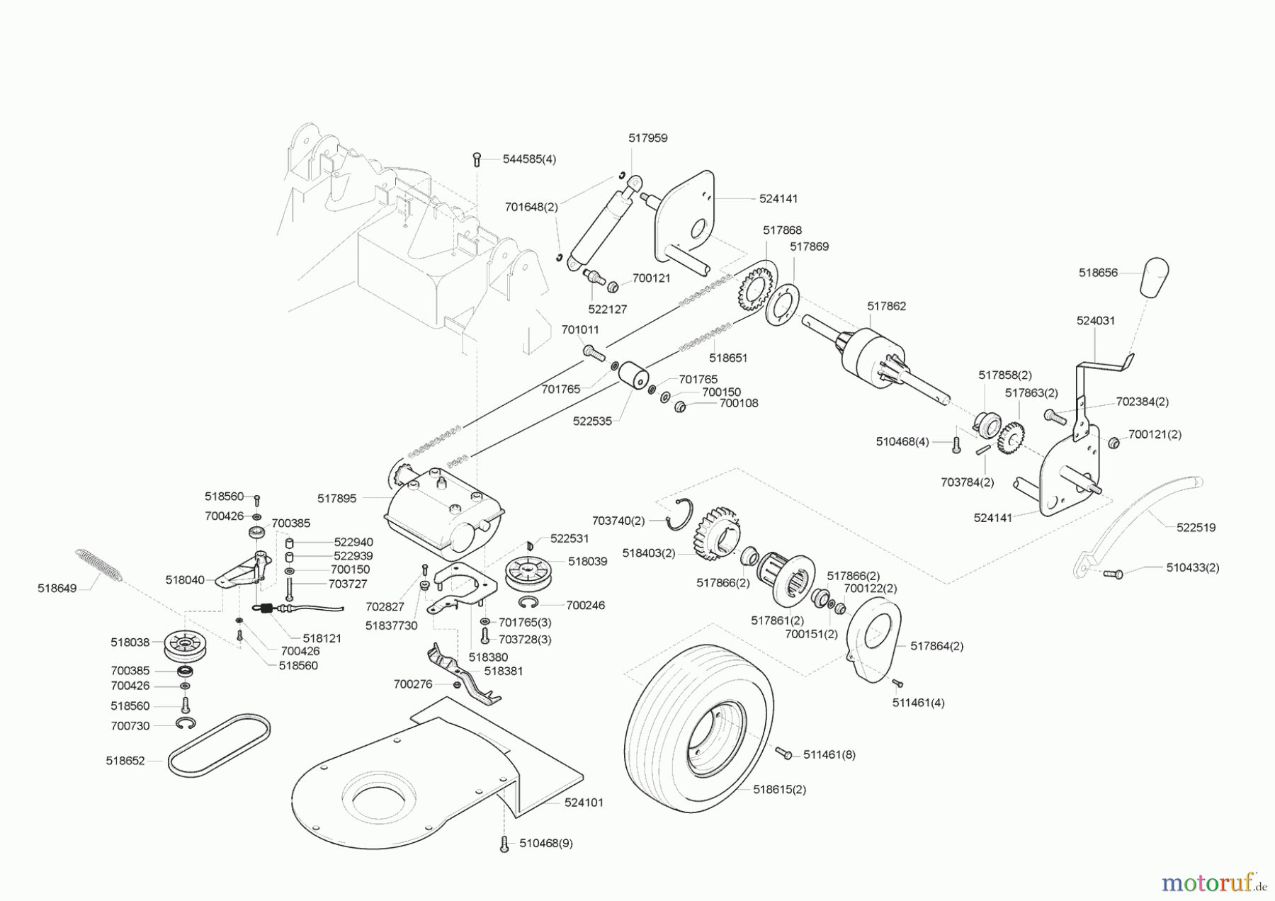  Sigma Gartentechnik Aufsitzmäher Raidover 5560 00/0 - 03/1997 Seite 4