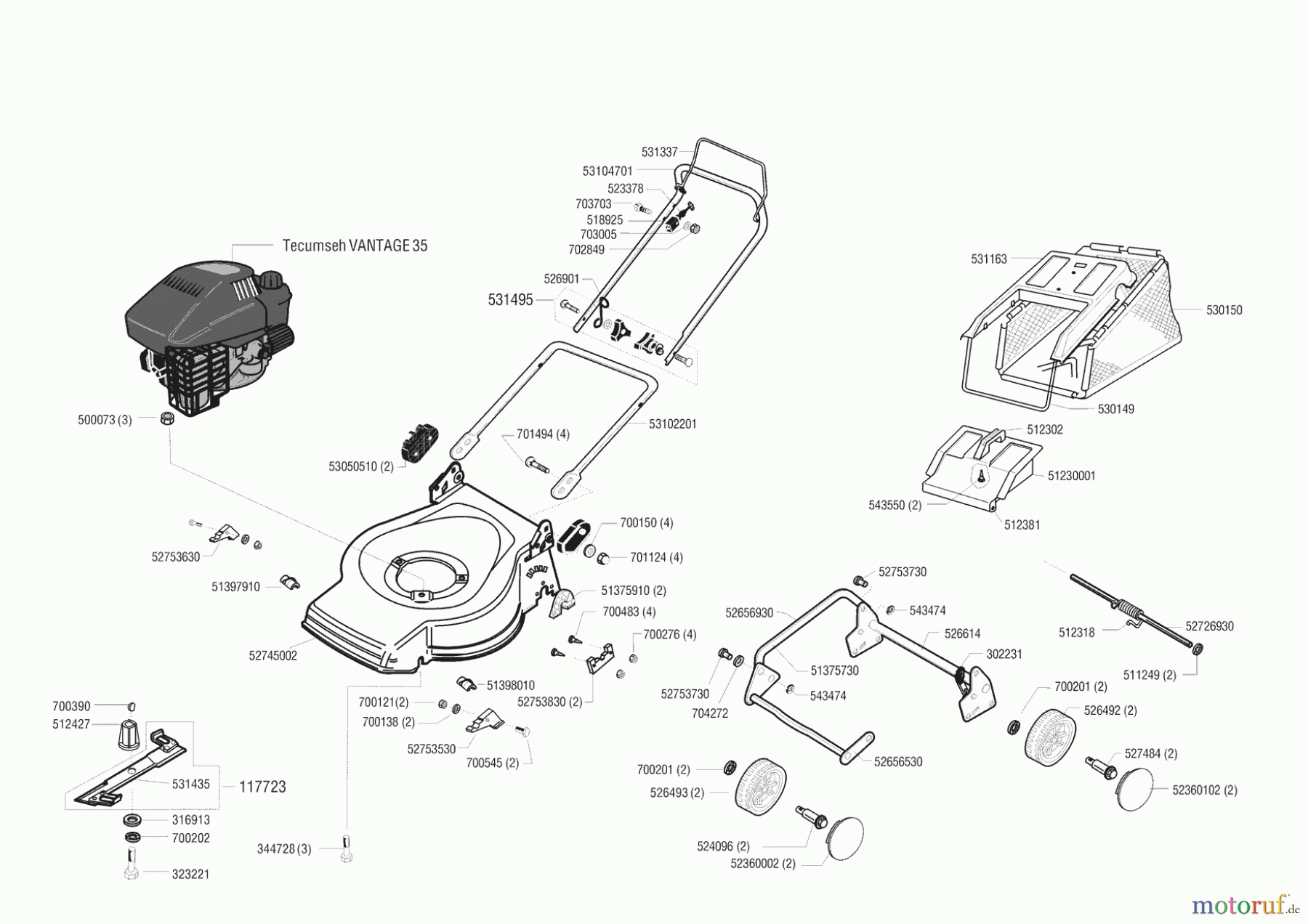  Concord Gartentechnik Benzinrasenmäher 4200 B vor 05/1998 Seite 1