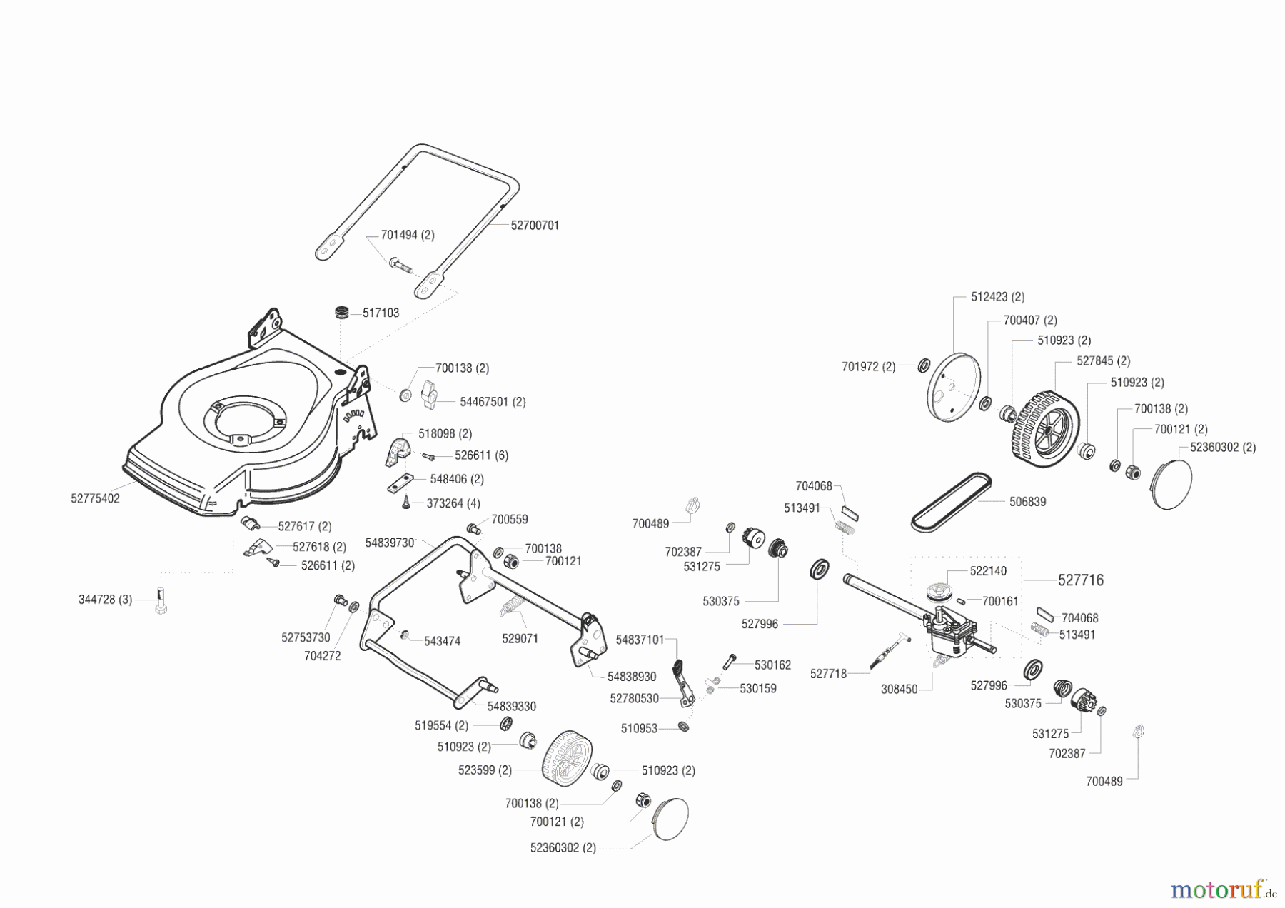  Top Garden Gartentechnik Benzinrasenmäher 4801 BRZ vor 02/1999 Seite 2