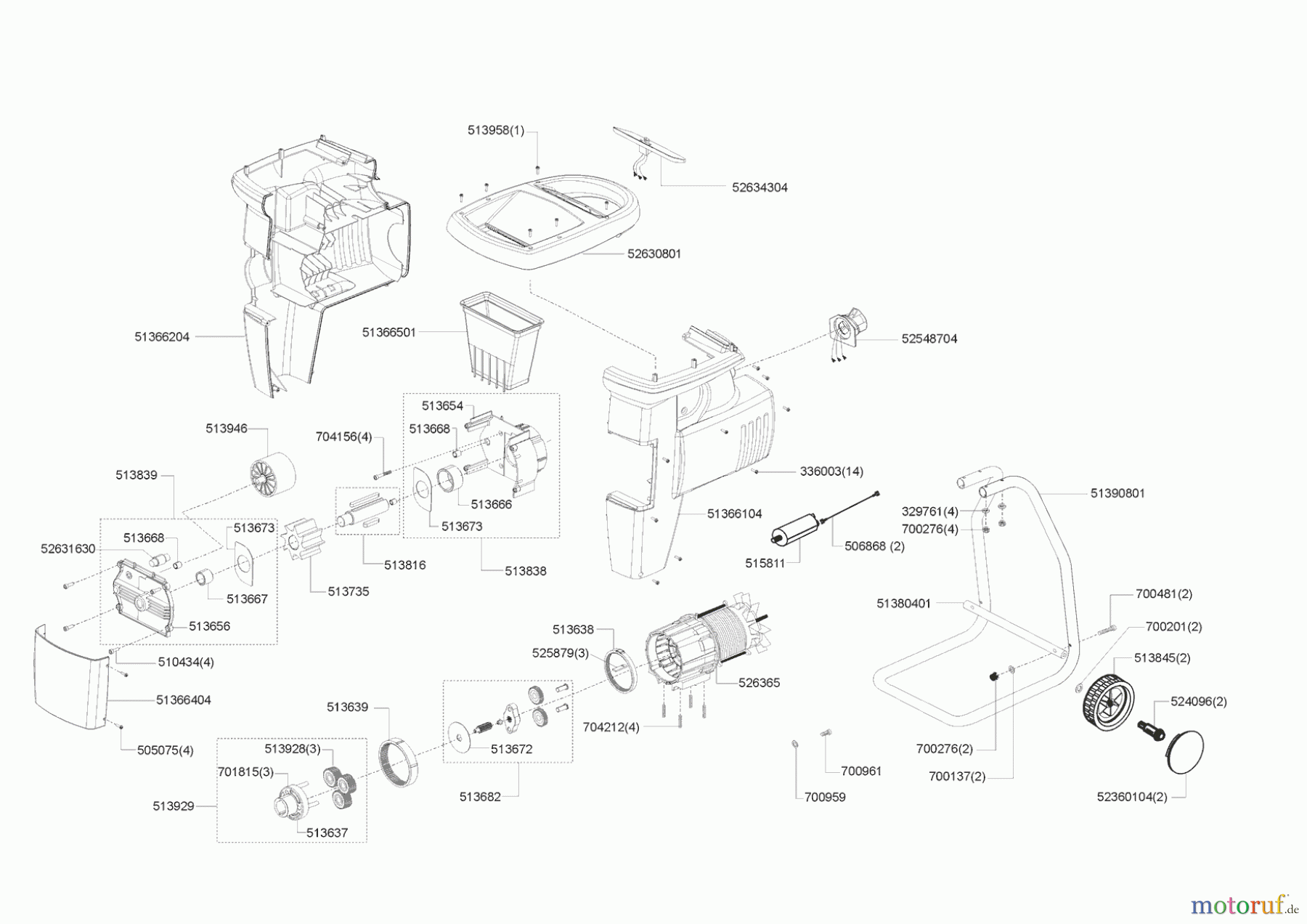  AL-KO Gartentechnik Leisehäcksler Silent P 4000 SK vor 12/1999 Seite 1