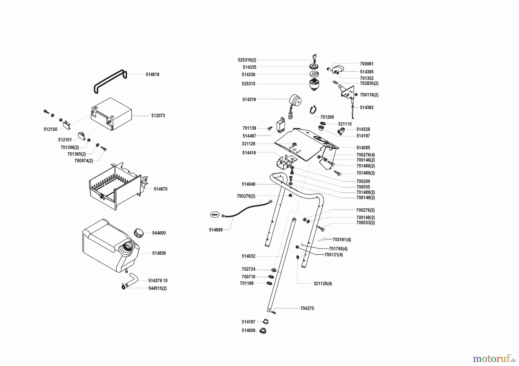  AL-KO Gartentechnik Rasentraktor T 17-102 HD 00/0 - 02/2001 Seite 6