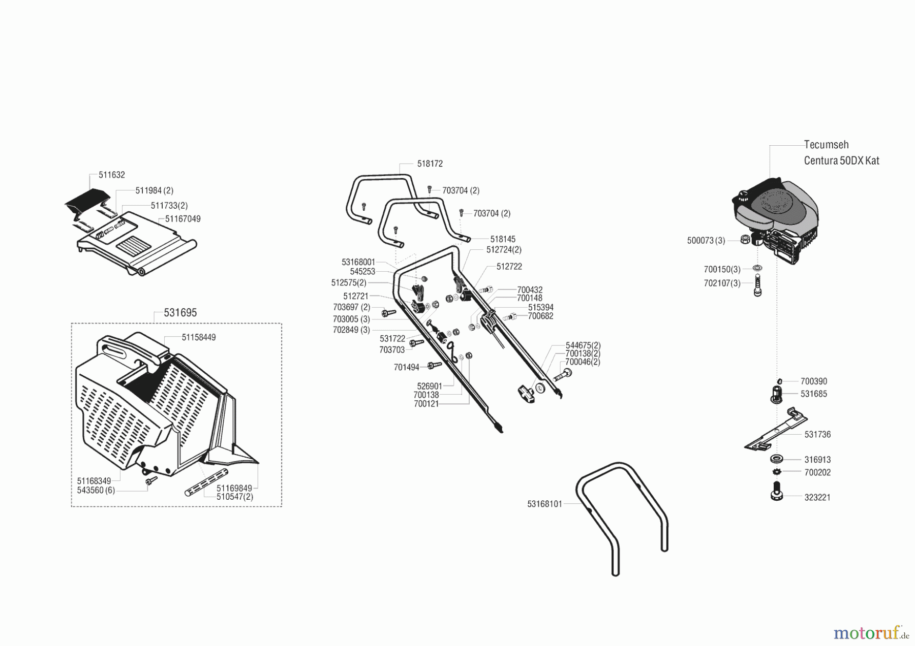  Fleurelle Gartentechnik Benzinrasenmäher BA 471 00/0 - 01/2000 Seite 2