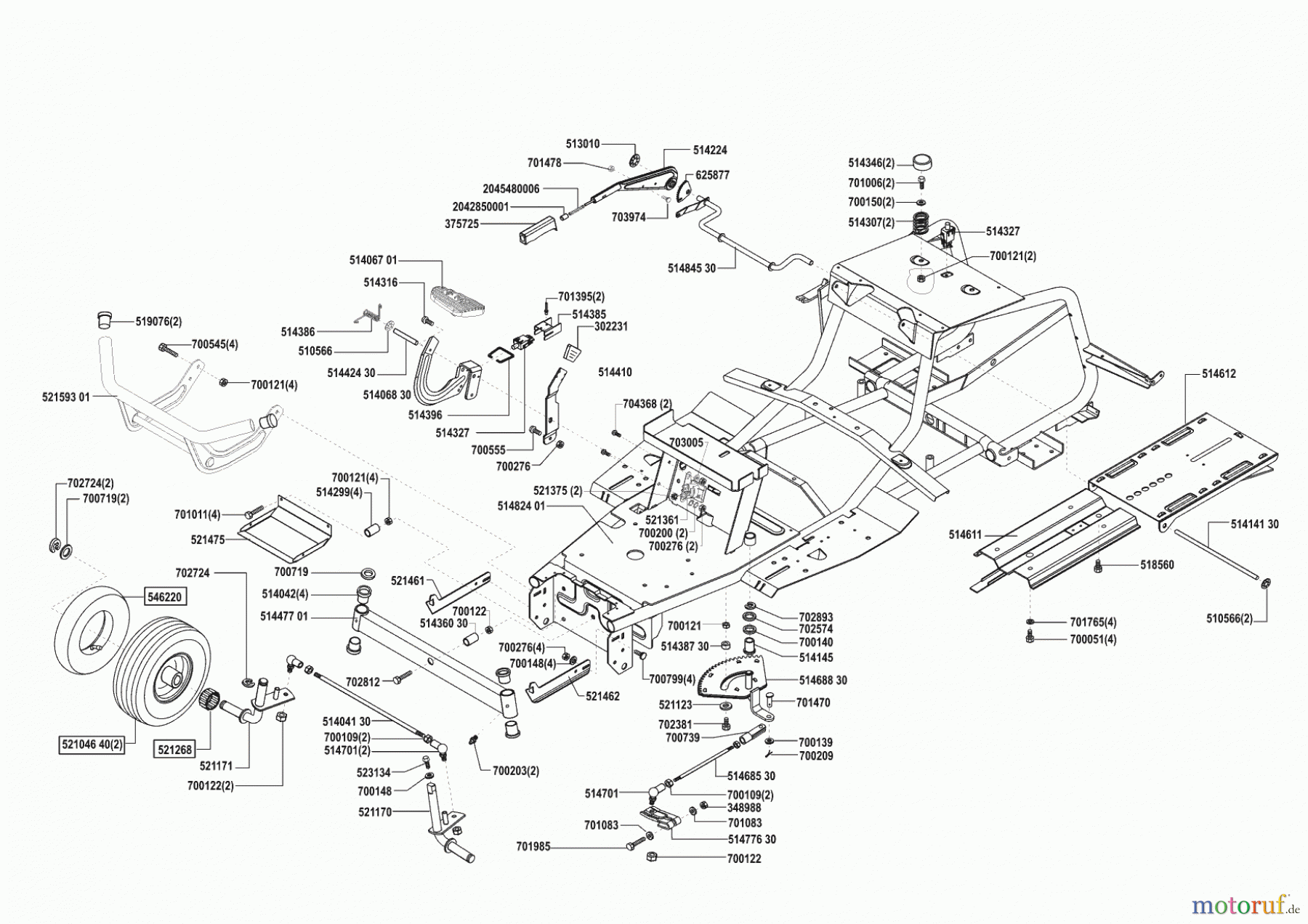  Concord Gartentechnik Rasentraktor T18-102 vor 06/2002 Seite 2