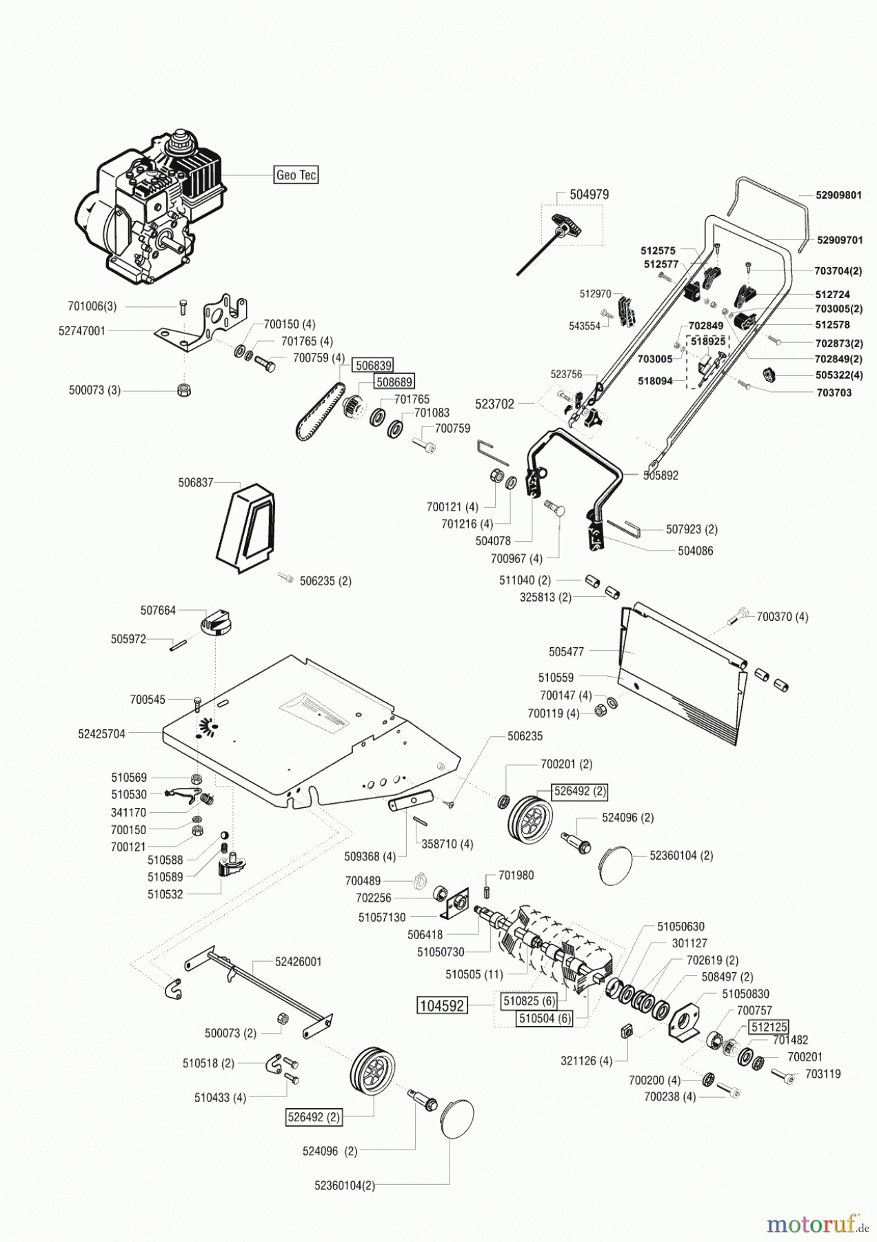  AL-KO Gartentechnik Vertikutierer 38 VB vor 10/2001 Seite 1