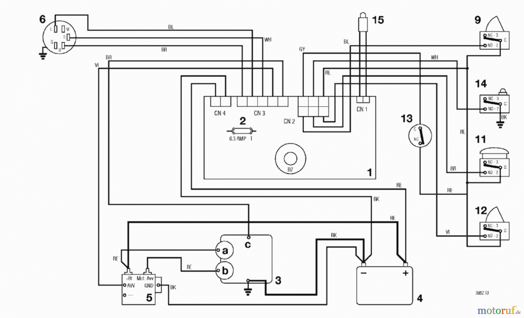  Solo by AL-KO Gartentechnik Aufsitzmäher 555 / 555 Hydro 1999 1999 Seite 16