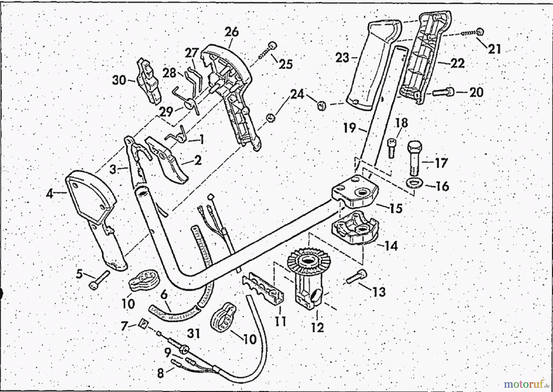  Solo by AL-KO Gartentechnik Motorsensen 134 ET 091993 Druck 9 134 700 09/1993 [SN: ET 091993 Druck 9 134 700] - 08/1997 [SN: ET 081997 Druck 9 134 701] Seite 8