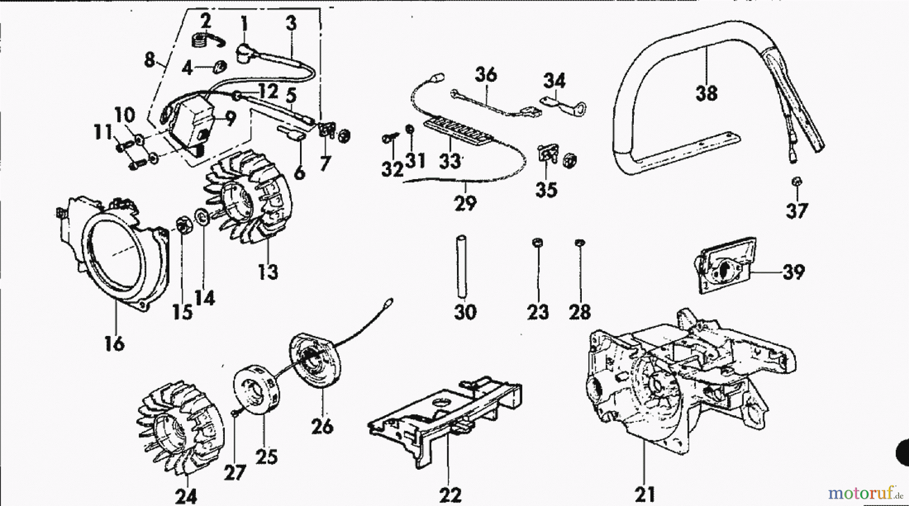  Solo by AL-KO Gartentechnik Kettensägen 644 ET 041996 Druck 9 644 705 04/1996 [SN: ET 041996 Druck 9 644 705] - 07/1999 [SN: ET 071999 Druck 9 644 707] Seite 6