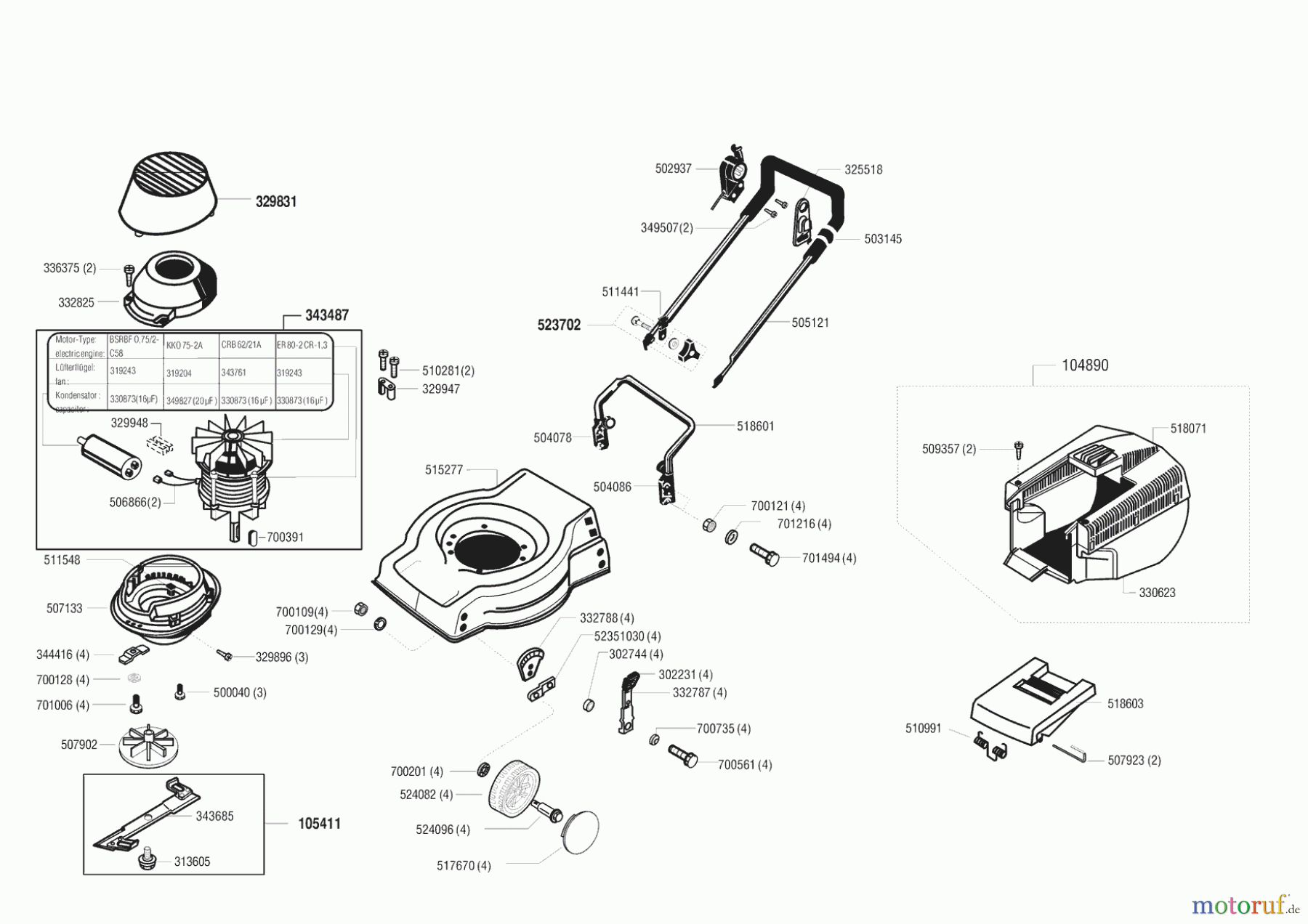  Concord Gartentechnik Elektrorasenmäher 40 E  12/1996 Seite 1