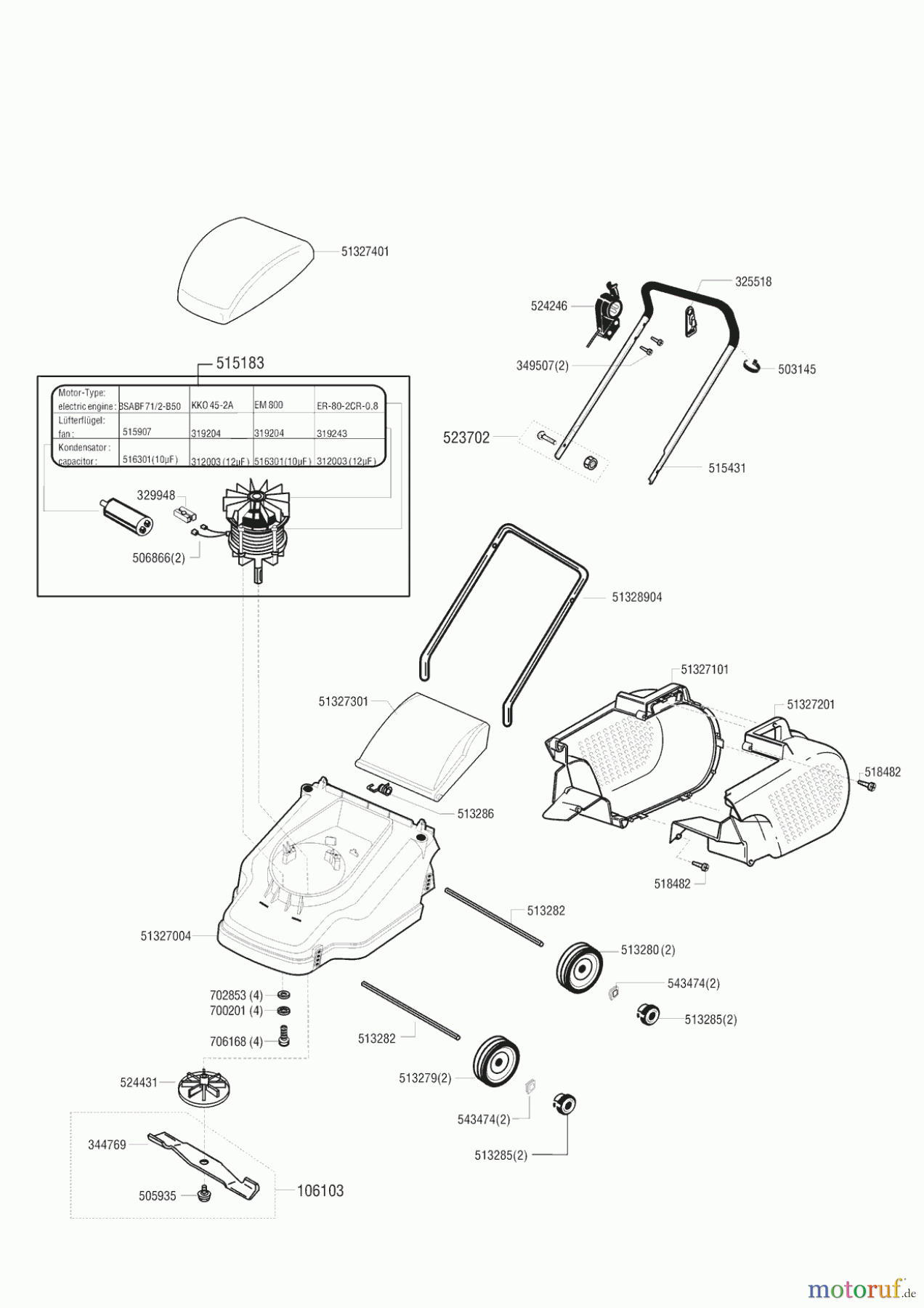  AL-KO Gartentechnik Elektrorasenmäher 35 E  01/1997 Seite 1