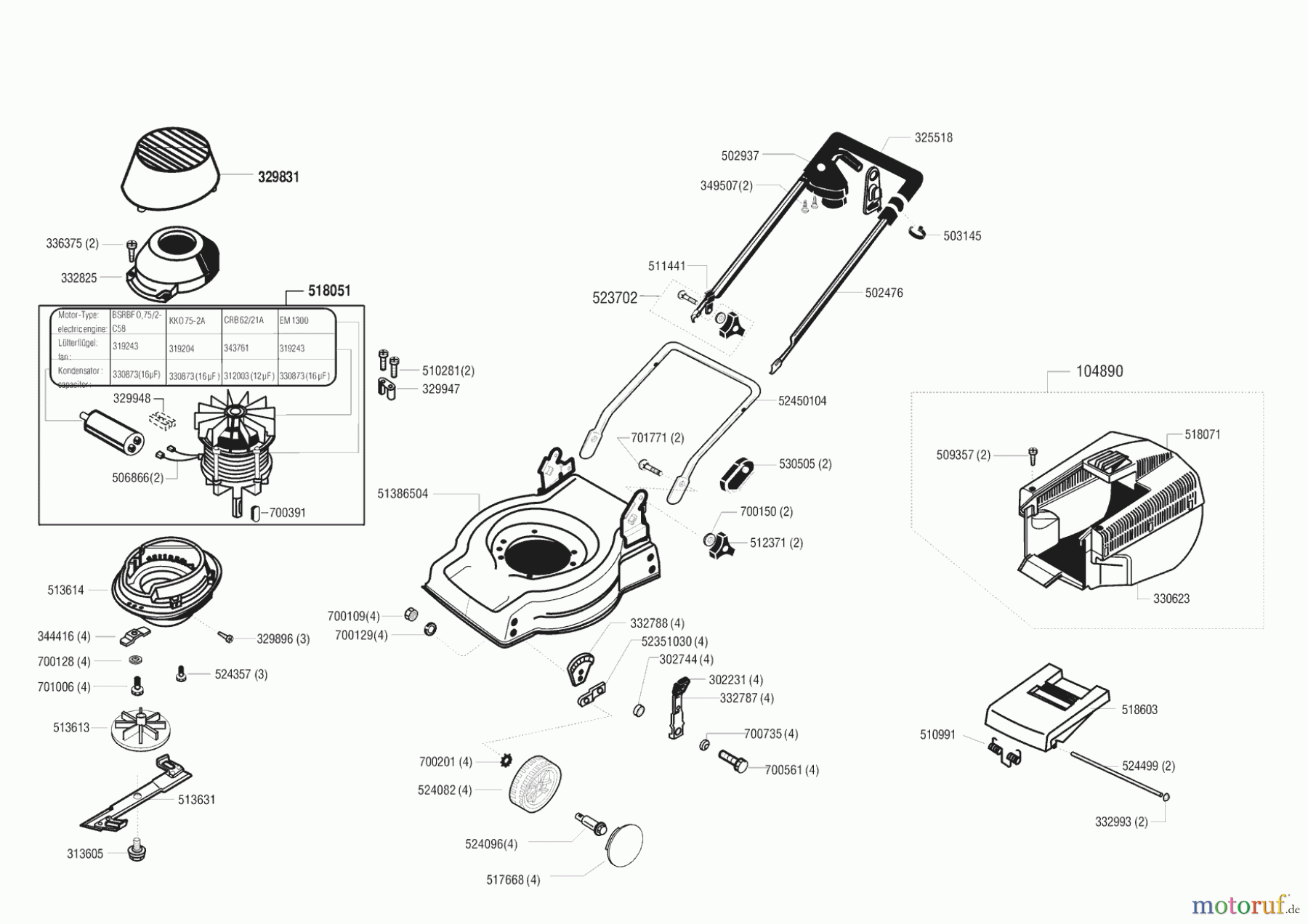  AL-KO Gartentechnik Elektrorasenmäher H-35  02/1997 Seite 1