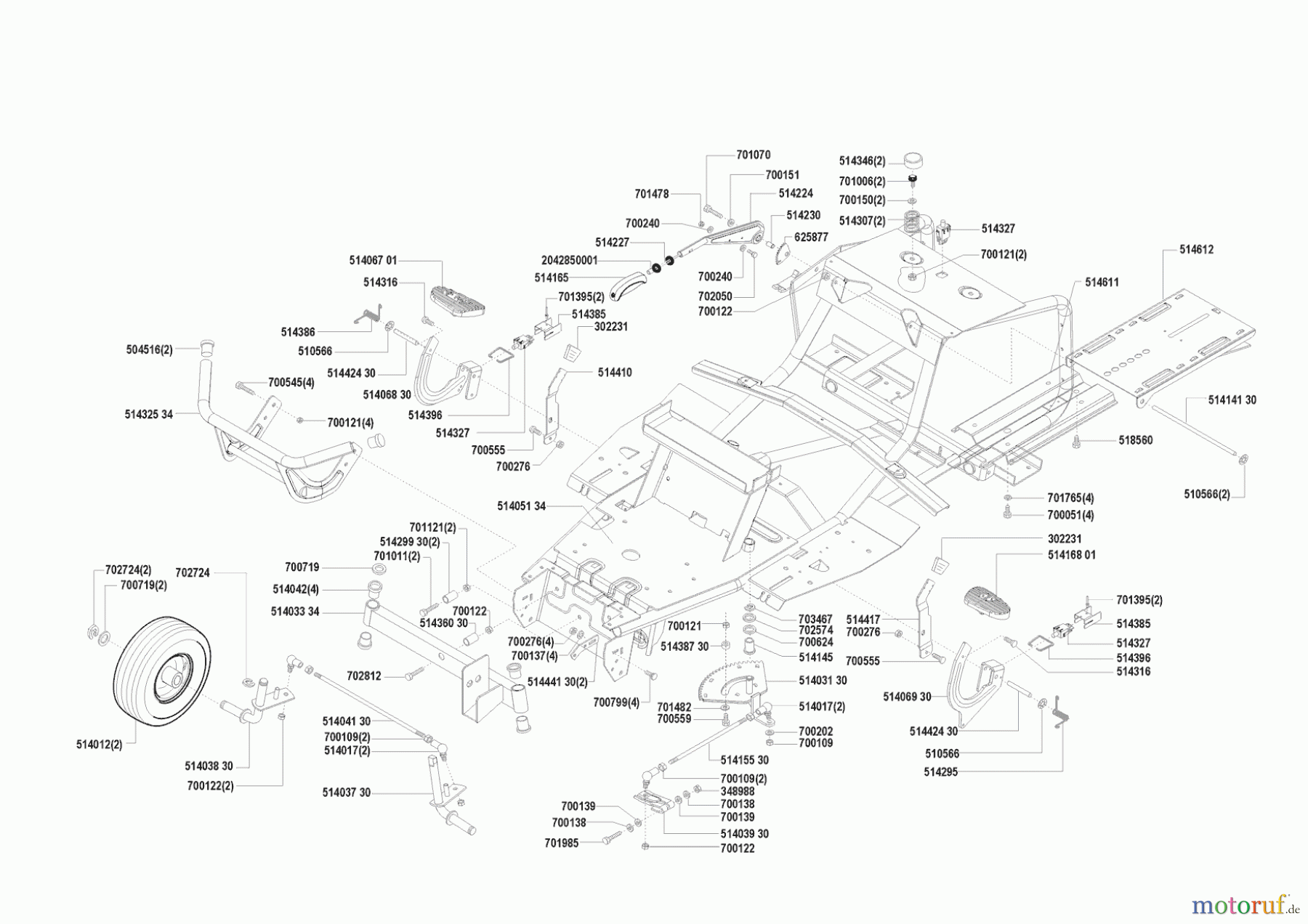  Concord Gartentechnik Rasentraktor T13-85 HD 04/1998 - 06/1998 Seite 2