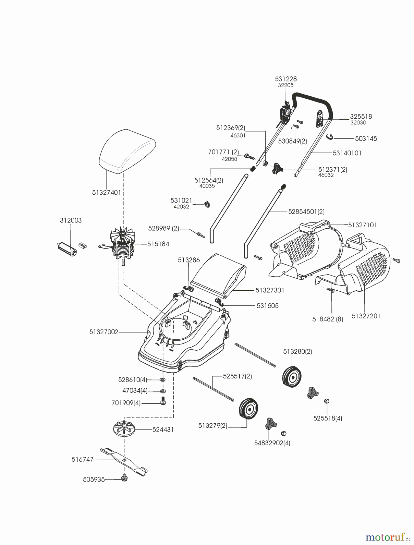  AL-KO Gartentechnik Elektrorasenmäher FG 32 E 12/1998 - 01/2000 Seite 1