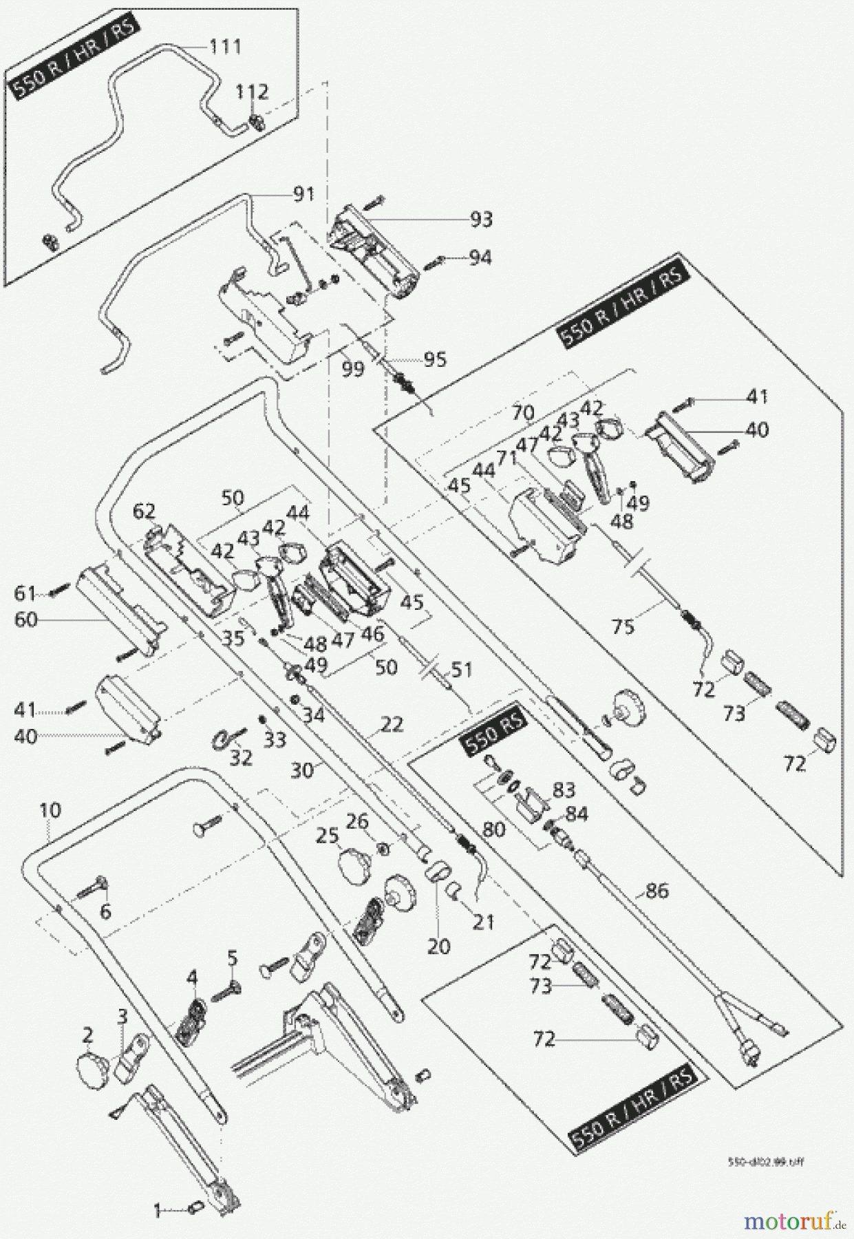  Solo by AL-KO Gartentechnik Benzinrasenmäher Primo 550 / 550 H / 550 O ET 031999 Druck 9 550 705 03/1999 [SN: ET 031999 Druck 9 550 705] - 00/2002 [SN: ET 102002 Druck 9 550 707] Seite 4