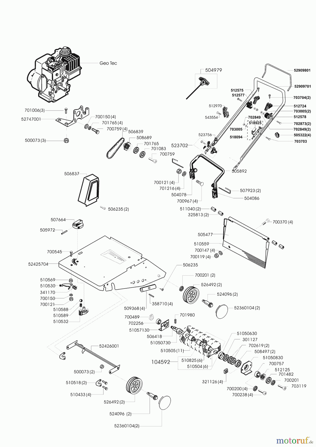  AL-KO Gartentechnik Vertikutierer 38 VB 03/2000 - 10/2001 Seite 1