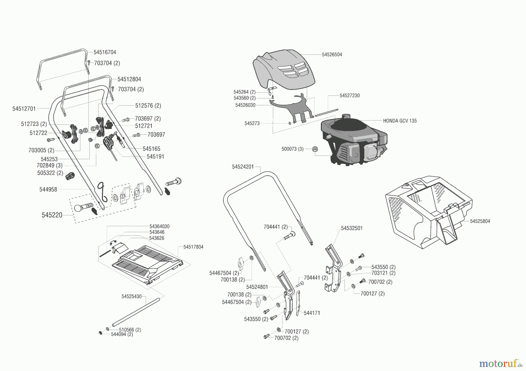  AL-KO Gartentechnik Benzinrasenmäher Premium 42 BWR 09/2000 - 05/2001 Seite 2