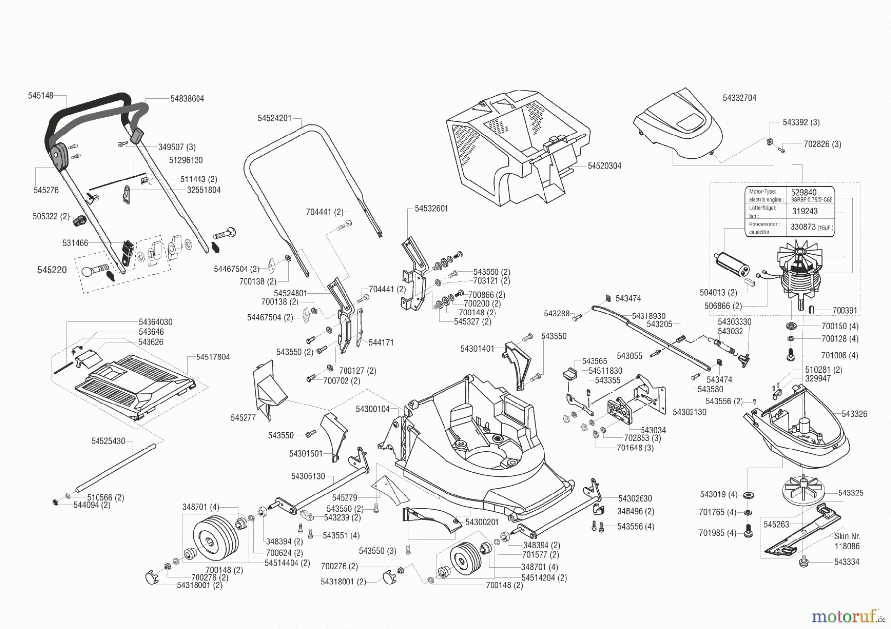  AL-KO Gartentechnik Elektrorasenmäher Premium Bio 42 E ab 11/2000 Seite 1