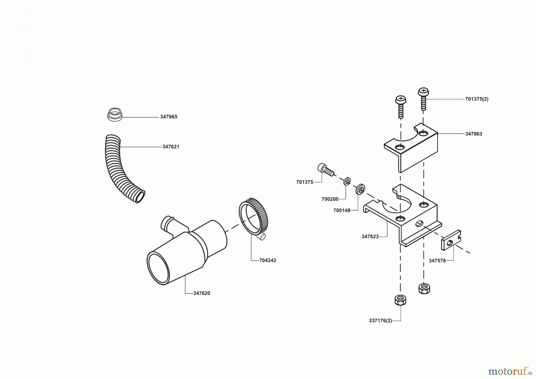  AL-KO Heimwerkertechnik Zubehör Heimwerkertechnik Staub- Absaugset PKS ab 02/2001 Seite 1