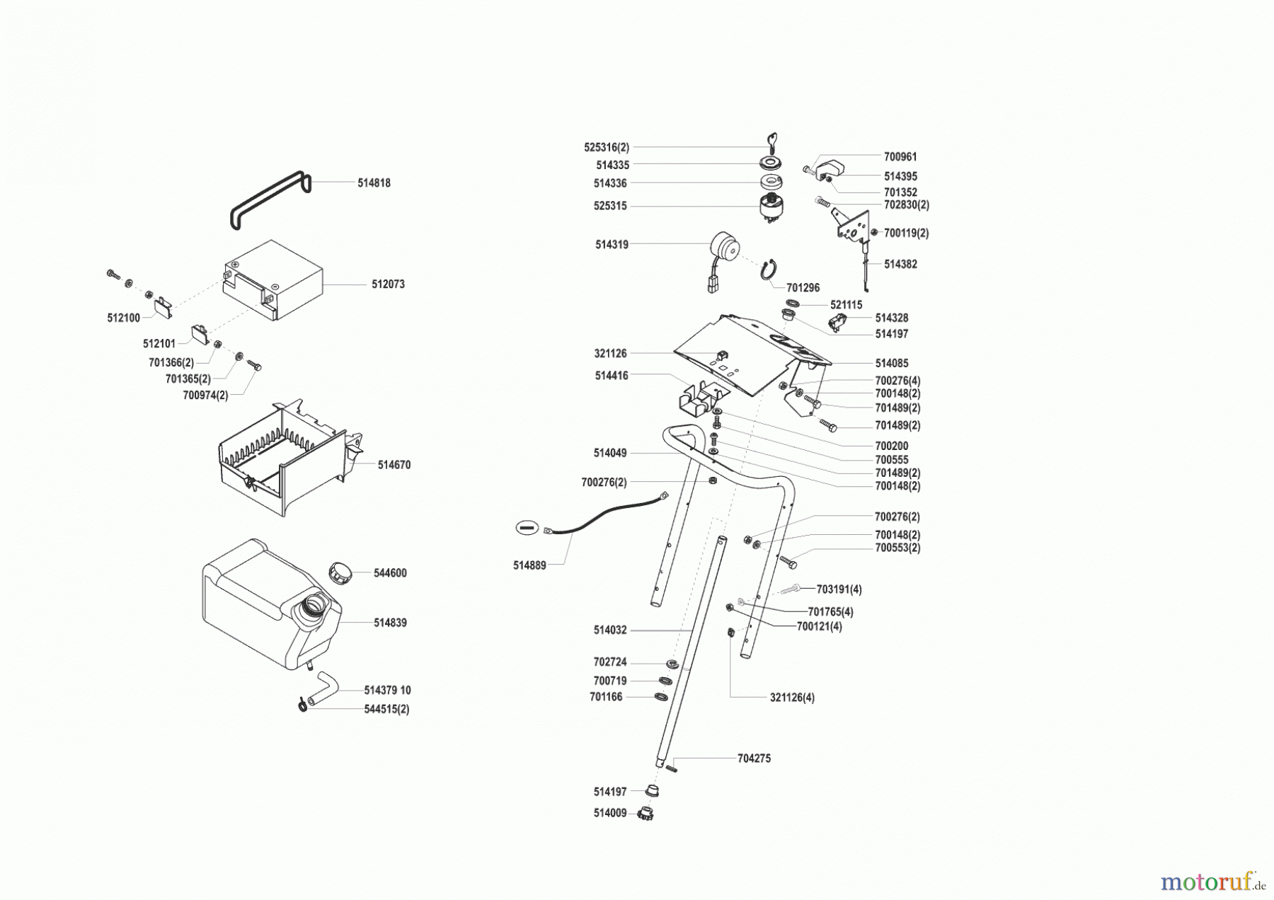  AL-KO Gartentechnik Rasentraktor T 16-102 HVC 02/2001 - 09/2002 Seite 6