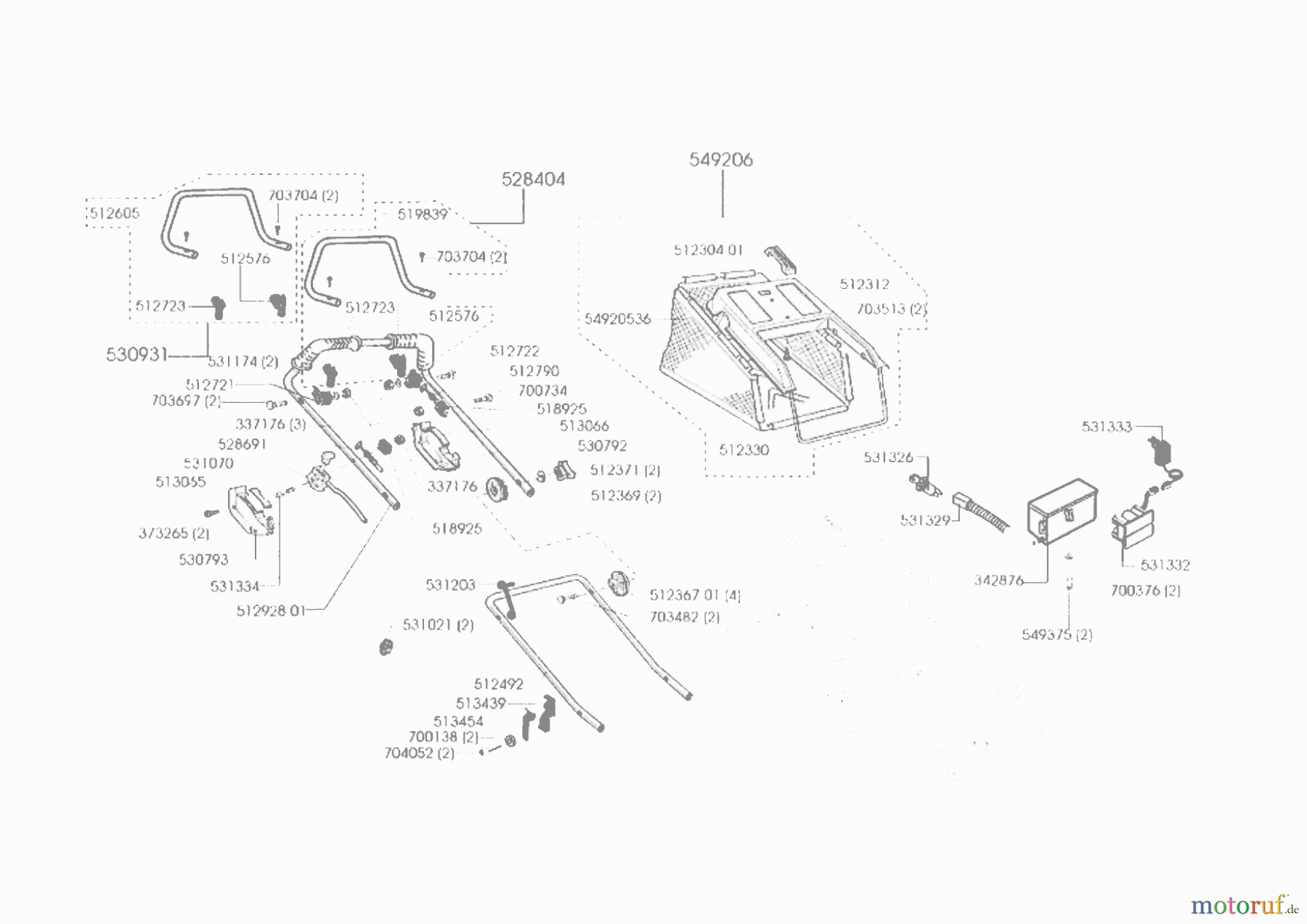  Euro-DIY Gartentechnik Benzinrasenmäher 5548 TE ABS ab 07/2001 Seite 1