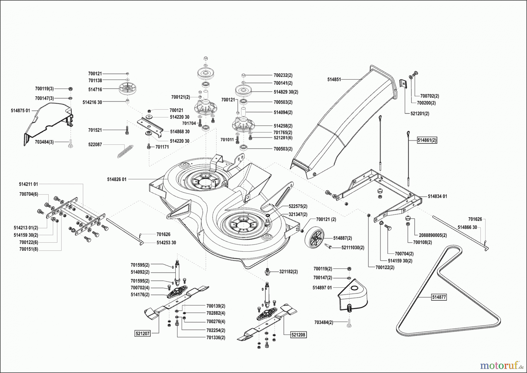  Concord Gartentechnik Rasentraktor T17-102 HD 08/2001 - 01/2002 Seite 5