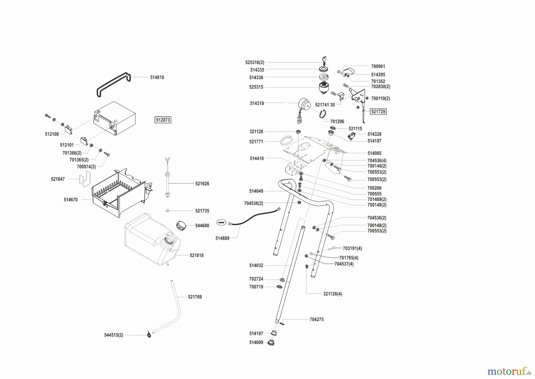  Concord Gartentechnik Rasentraktor T20-102 HDE 09/2002 - 10/2003 Seite 6