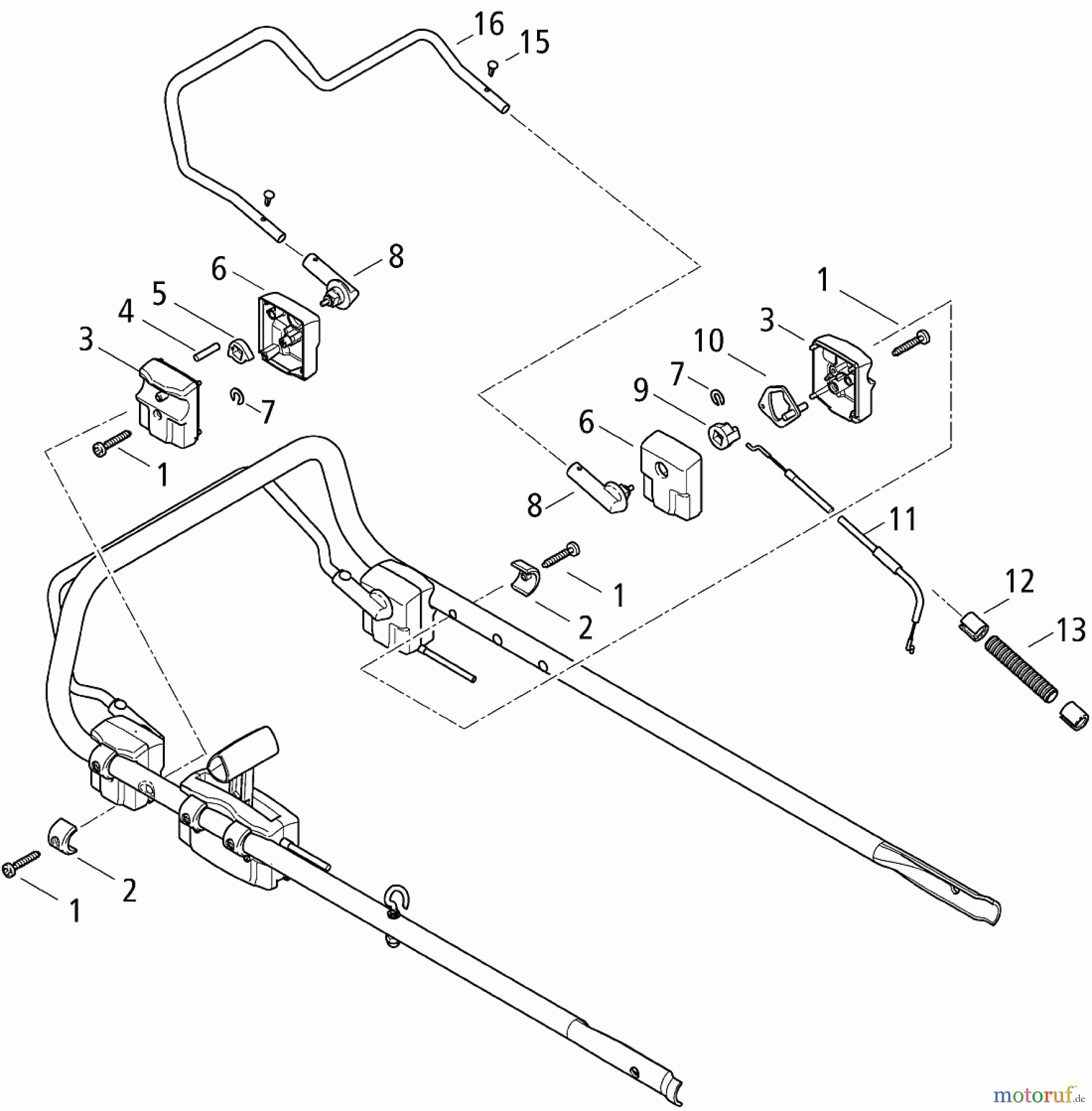  Solo by AL-KO Gartentechnik Benzinrasenmäher Primo 546 / 546 Z ET 102002 Druck 9 546 710 00/2002 [SN: ET 102002 Druck 9 546 710] - 04/2004 [SN: ET 042004 Druck 9 546 711] Seite 9