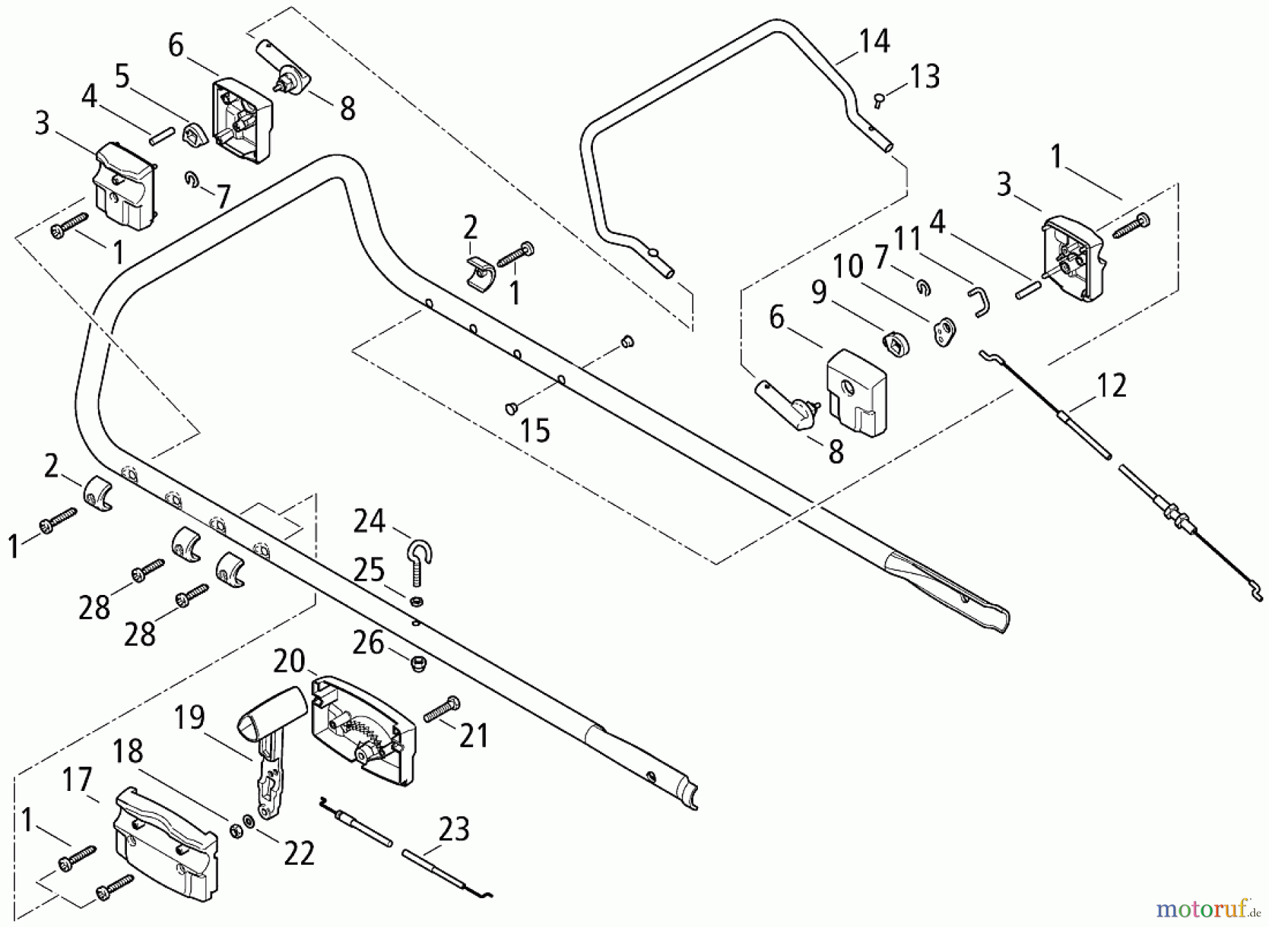  Solo by AL-KO Gartentechnik Benzinrasenmäher Primo 550 / 550 H / 550 O ET 102002 Druck 9 550 707 ab 00/2002 [SN: ET 102002 Druck 9 550 707] Seite 8